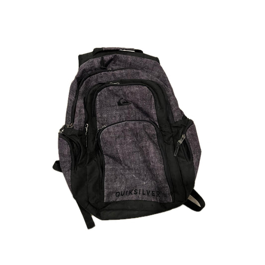 Mochila de skater Quiksilver morada y gris