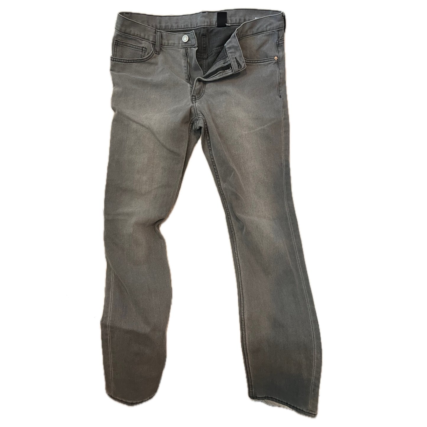 &Denim Black Straight Leg Jeans Mens 36x36