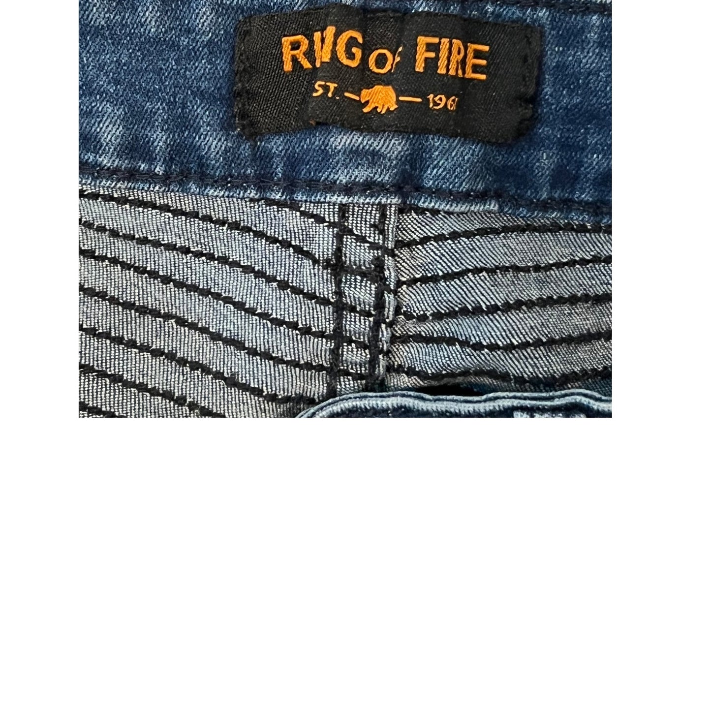 Ring Of Fire Slim Fit Ribbed Jeans Mens 30x30