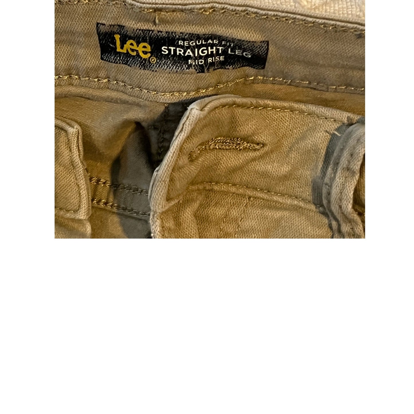 Jean Lee Reg Fit Coupe Droite Taille Moyenne Femme Taille 12