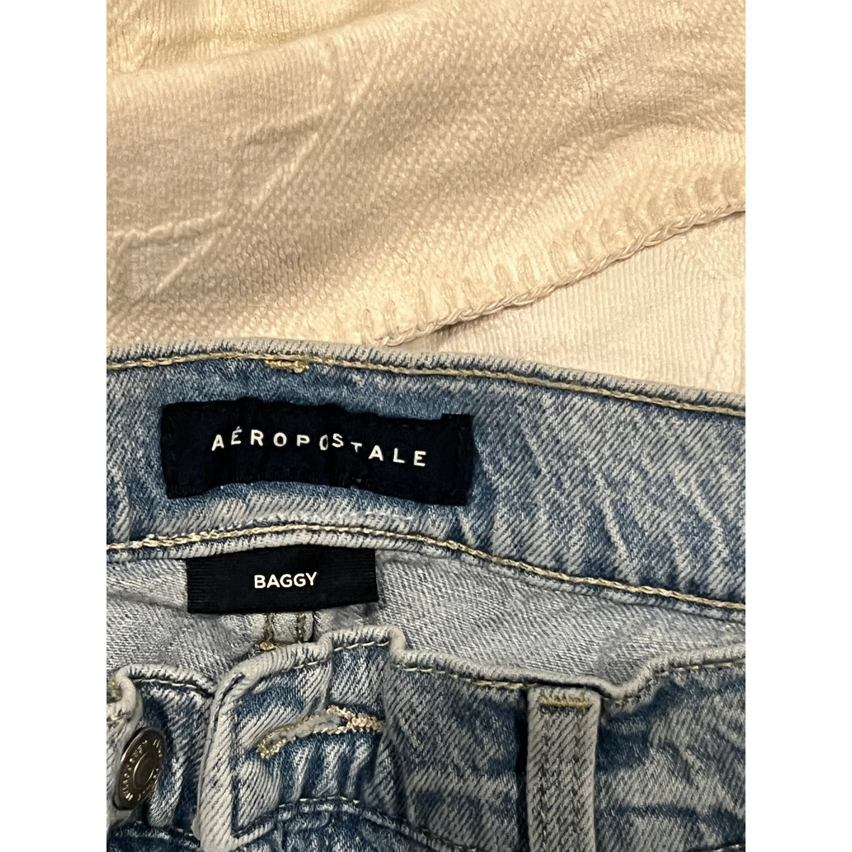 Aeropostale Baggy Blue Jeans Mens 31x32