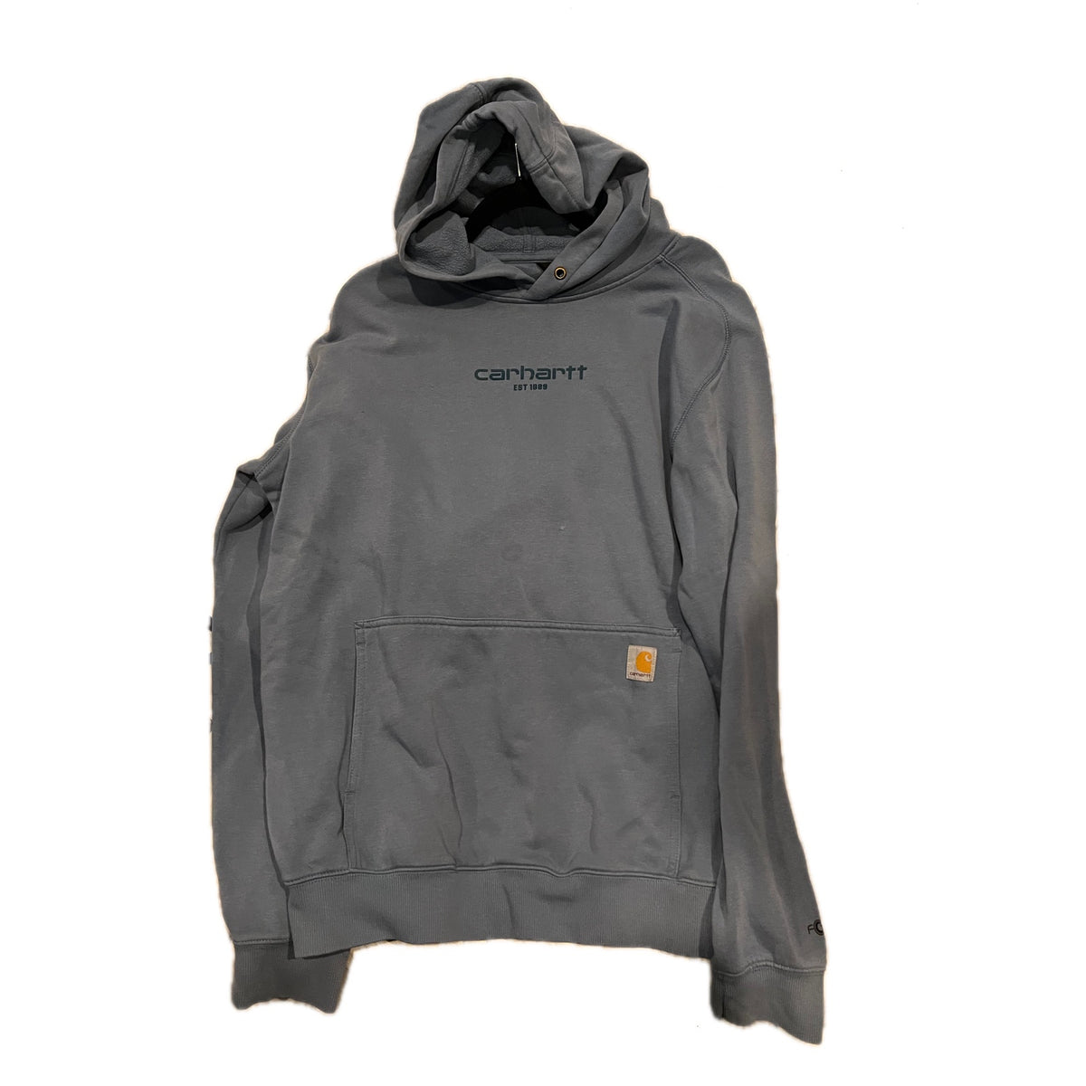 Carhartt Force Relaxed Gray Hoodie Mens Large Tall