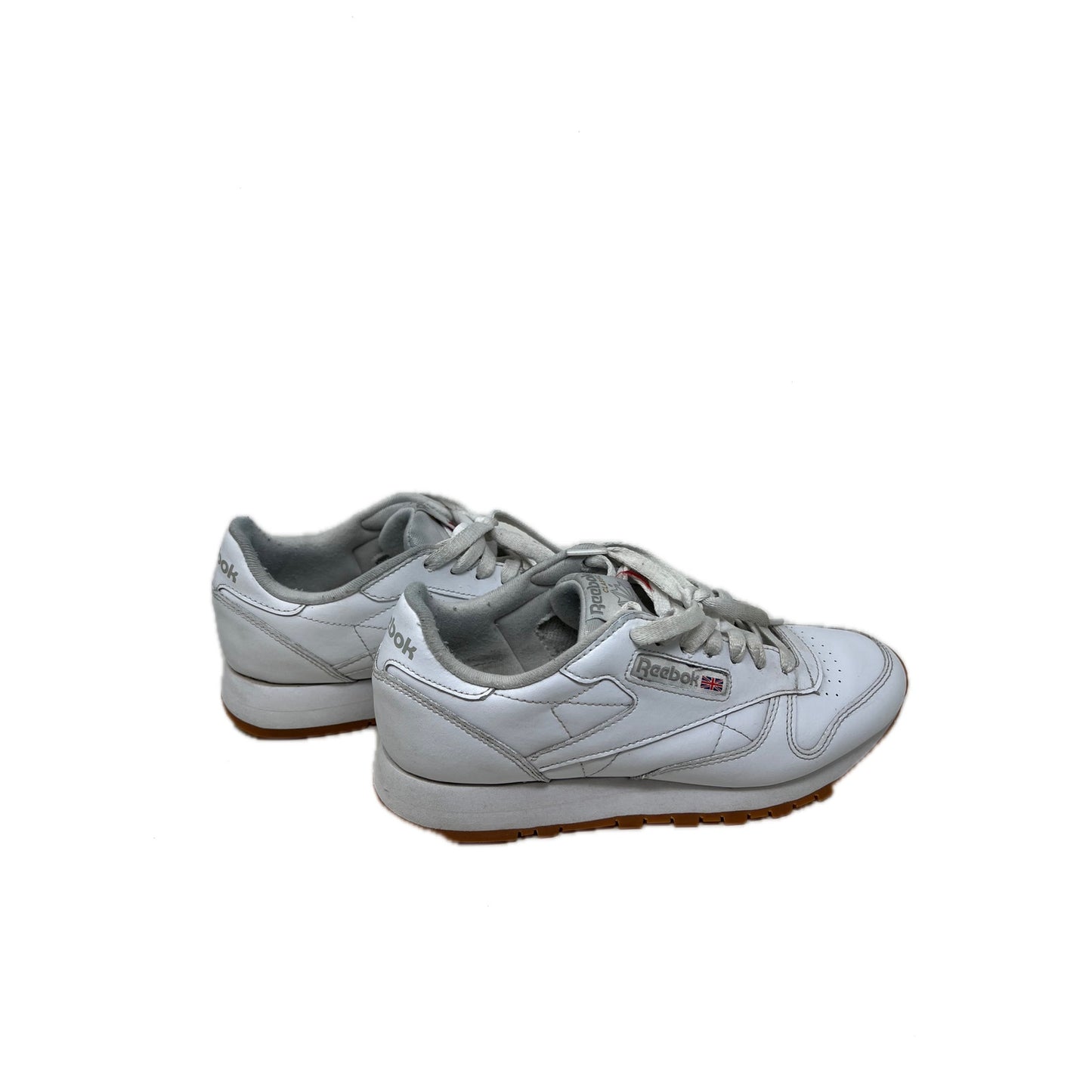 Reebok Classic Leather Sneakers White Gum Mens 7.5