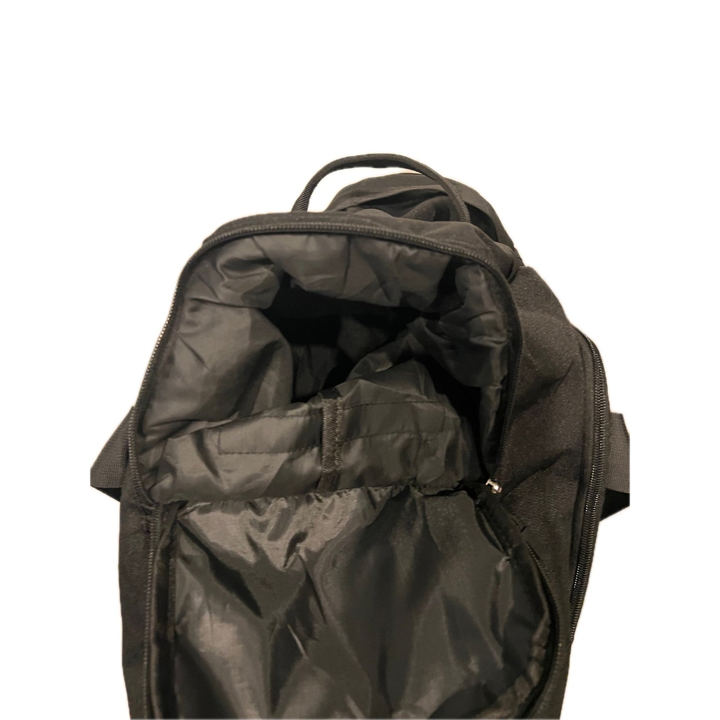 XL Tactical Canvas Black Backpack Duffel 22"x12"x10"