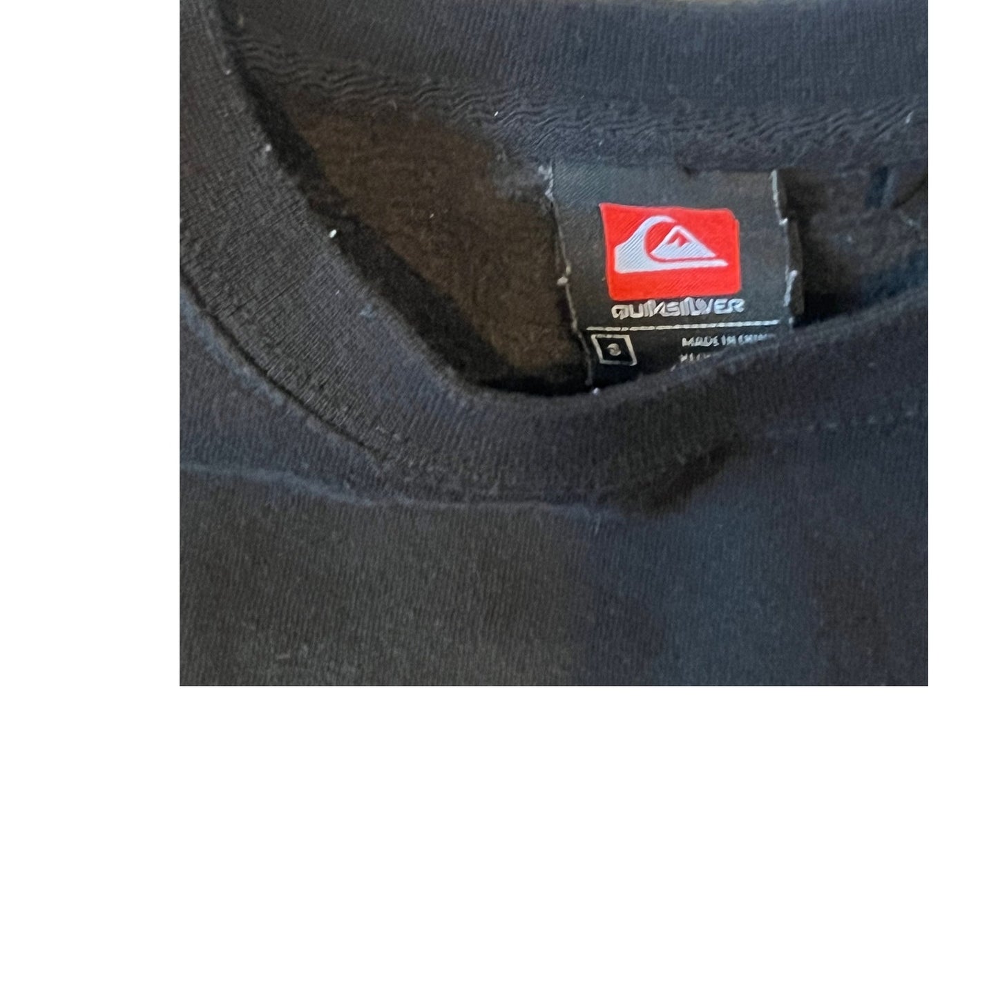 Quiksilver Black Crewneck Sweatshirt Mens S