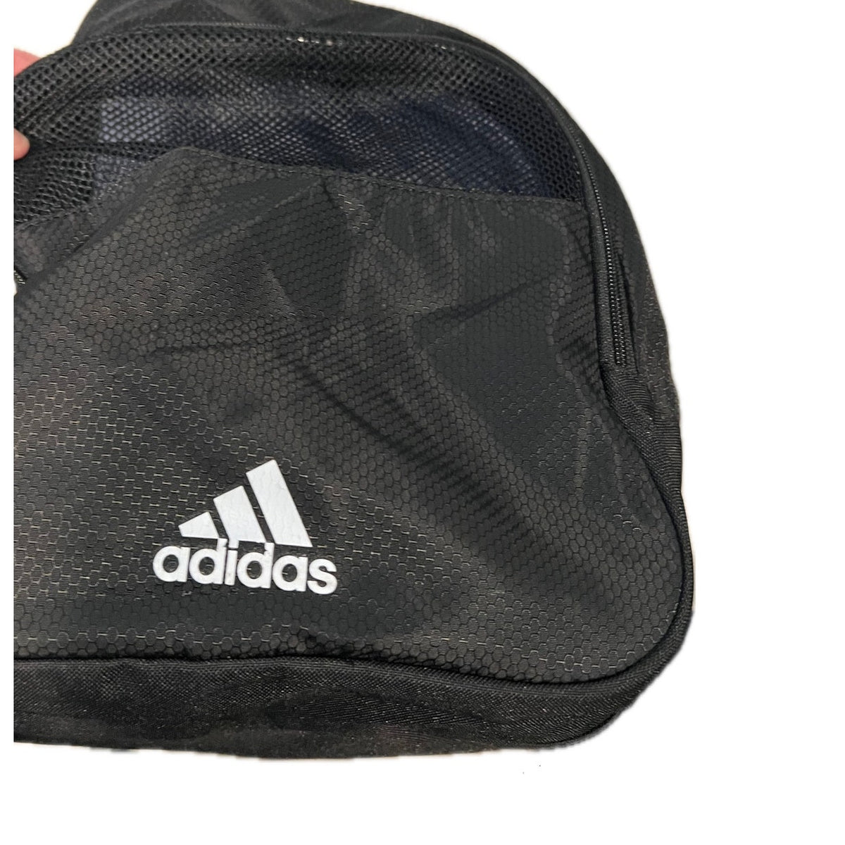Adidas Defender Medium 20"x12"x10" Black White Duffel Bag