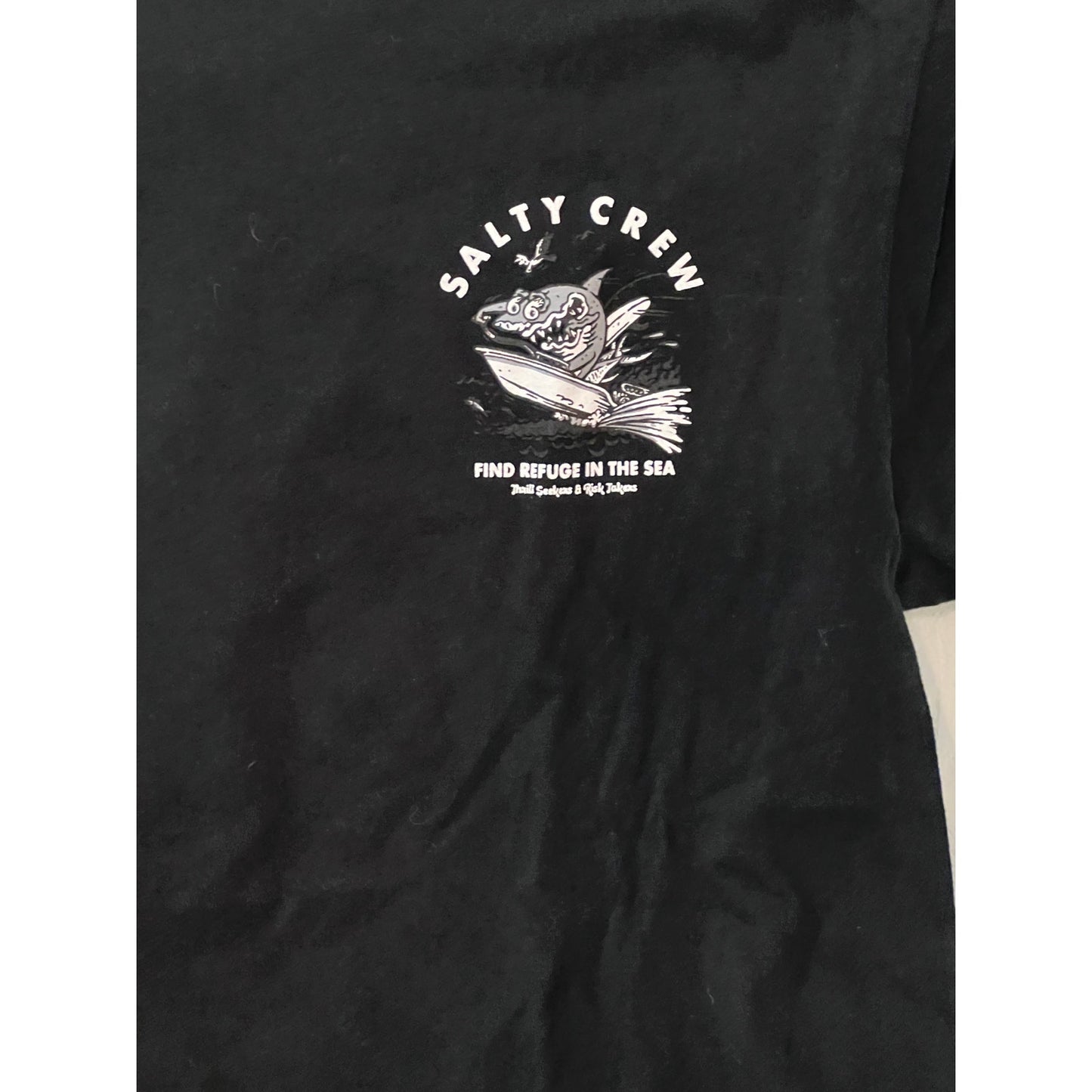 Salty Crew Black T-Shirt Mens M