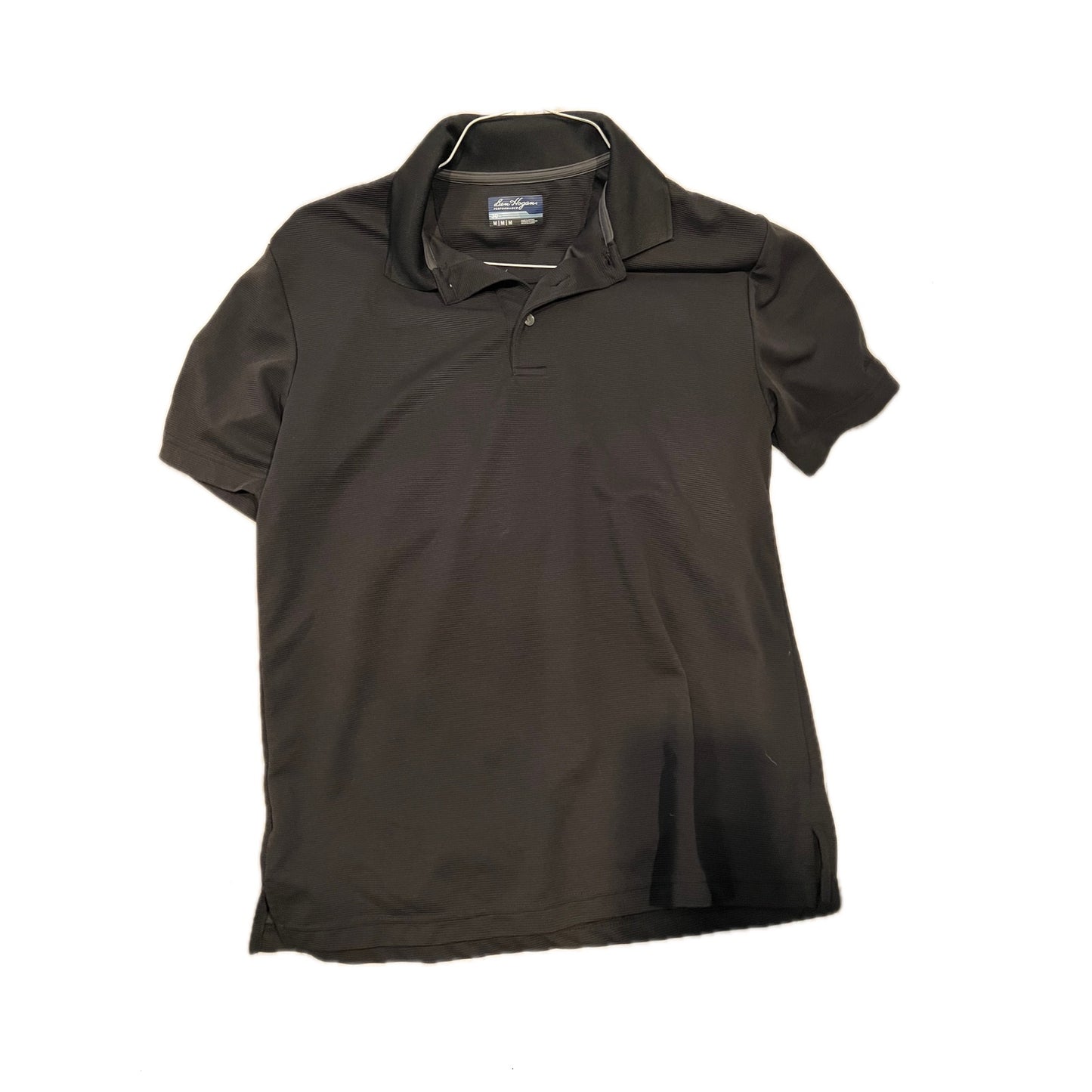 Camiseta de golf de alto rendimiento negra Ben Hogan para hombre Talla M
