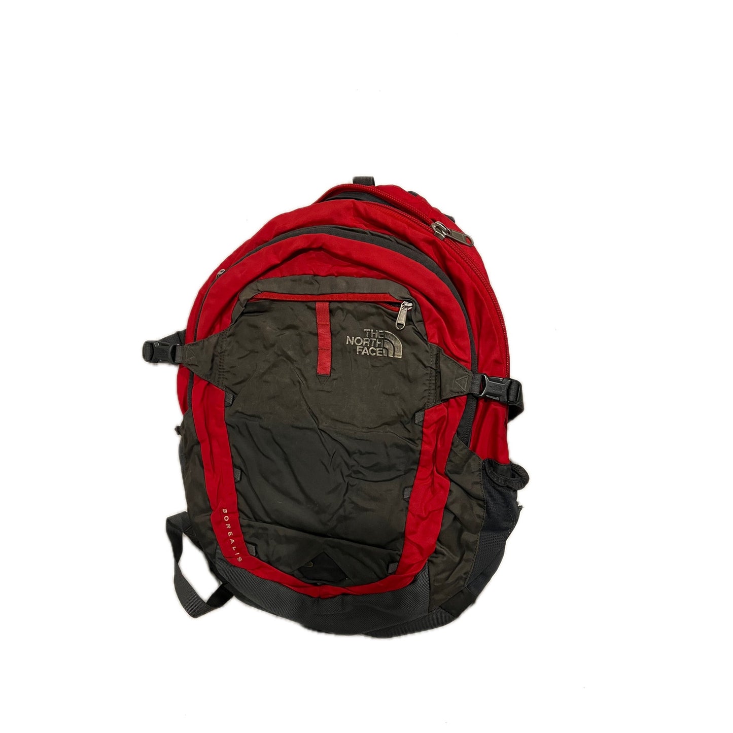 Le sac à dos Borealis The North Face rouge et gris