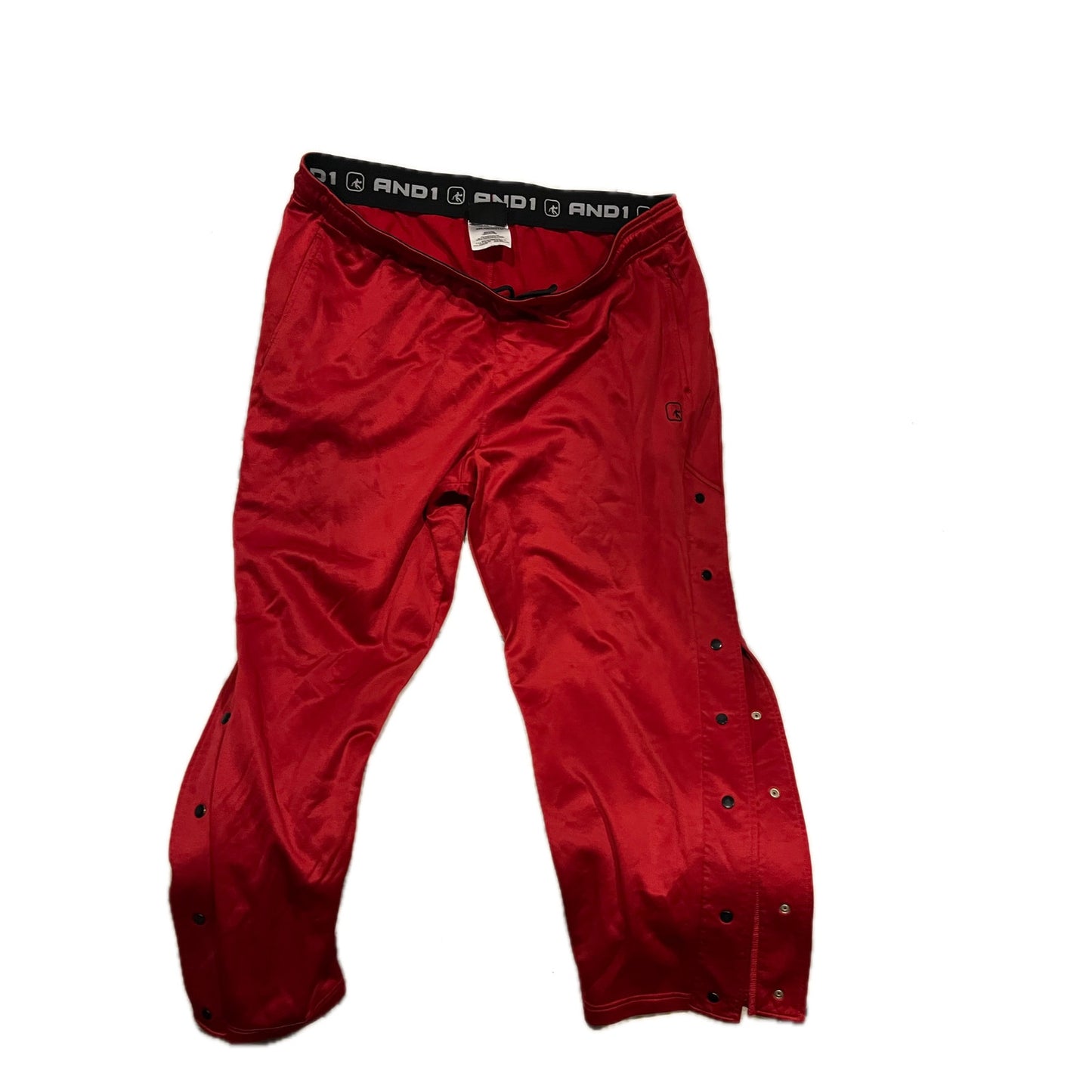 And 1 Red Sweat Track Pants Mens 3XL