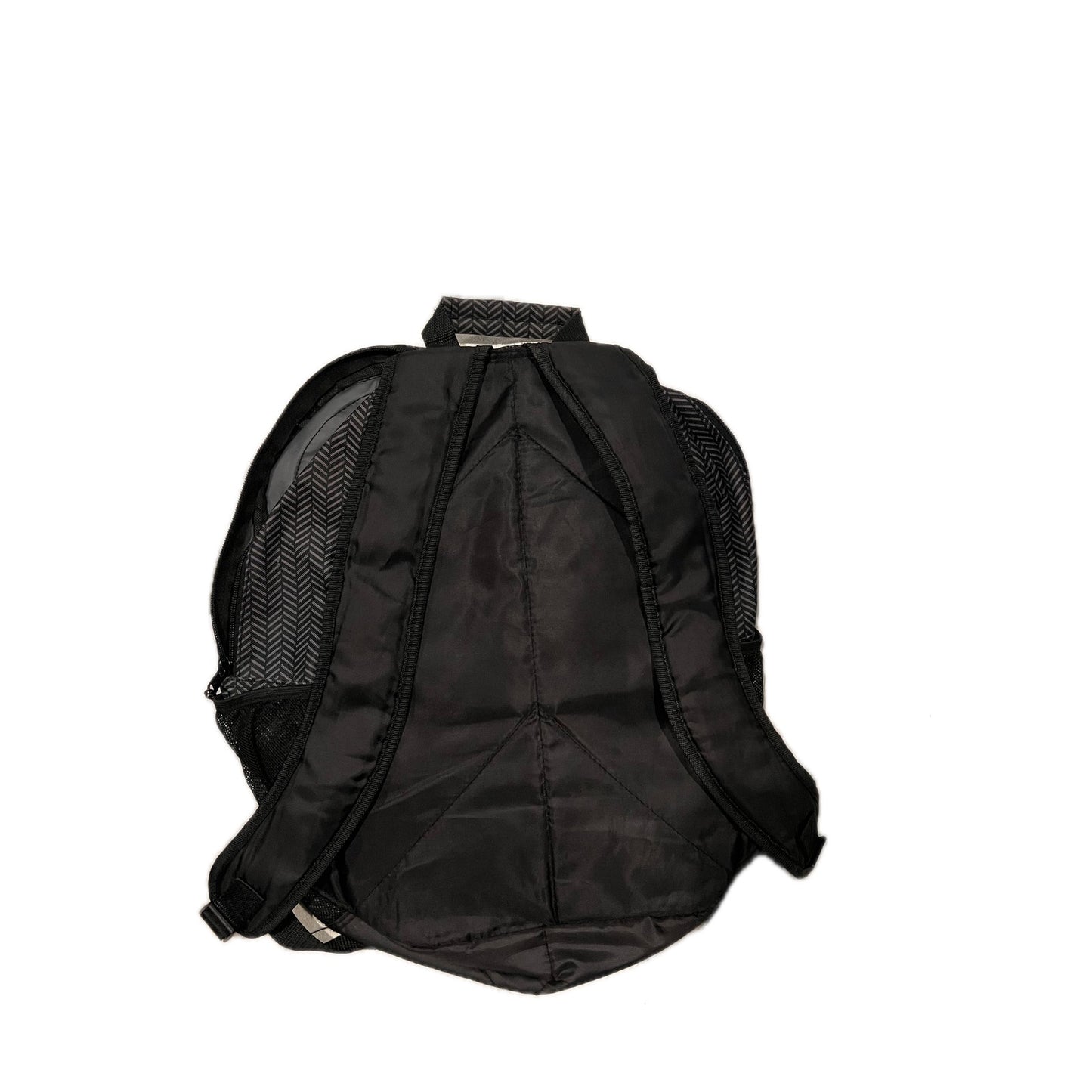 Eastsport Herringbone Black Gray Backpack