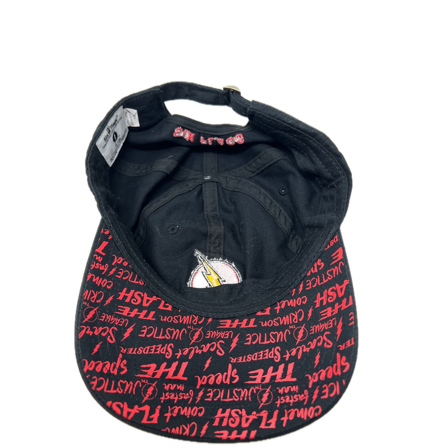 The Flash Speedster Six Flags Adjustable Baseball Cap