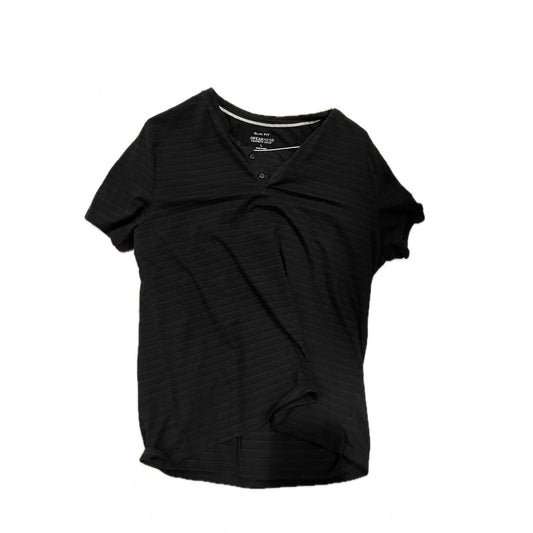 Kenneth Cole Awearness Slim Shrt Slve 1/4 Button Shrt Mens L