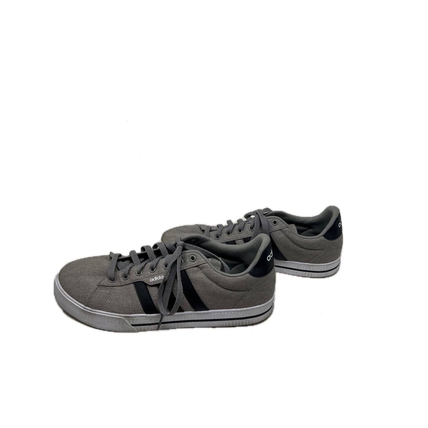 adidas Daily 3.0 Grey Black Sneakers Mens 11.5