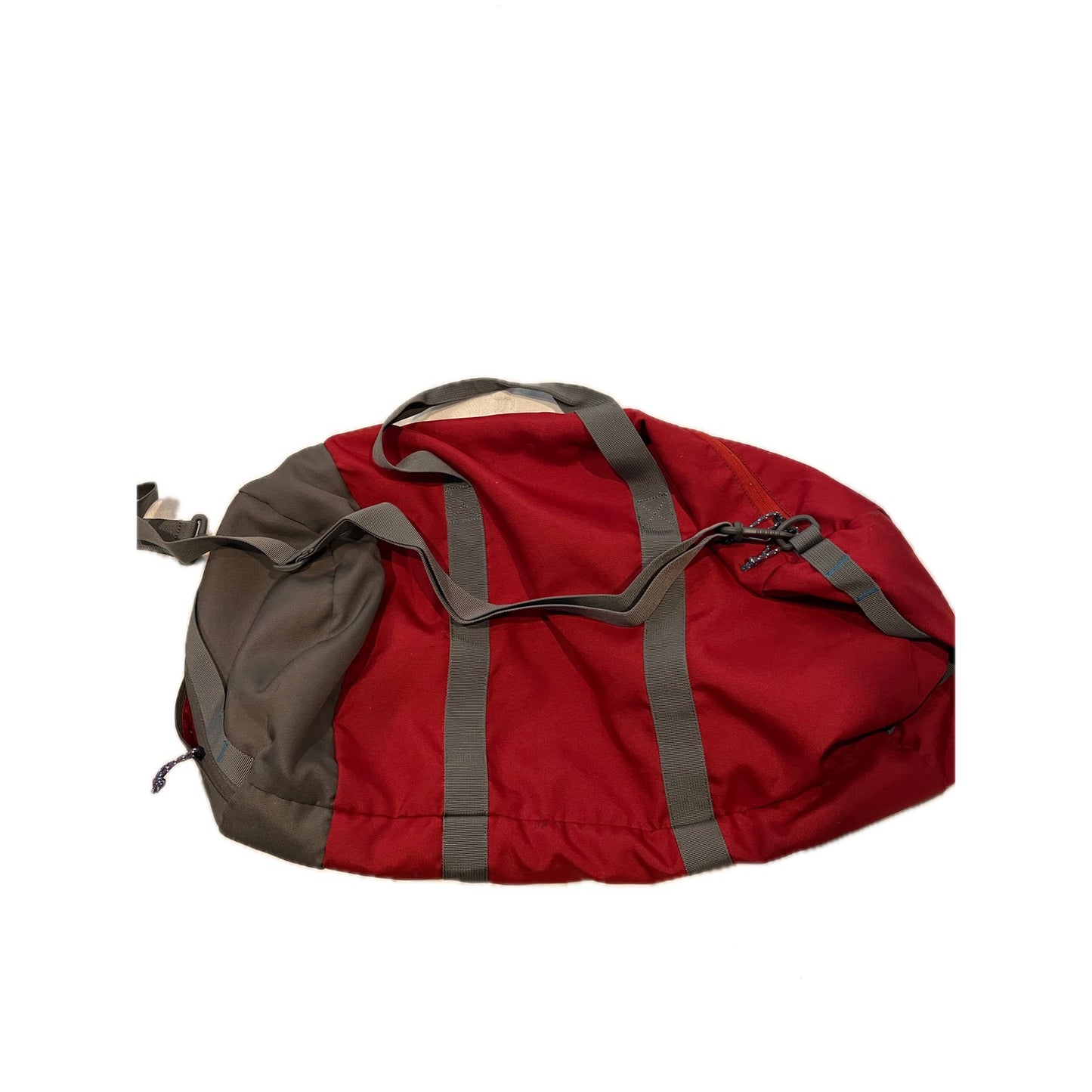 Bolsa de viaje cilíndrica roja REI Coop Roadtripper 46L