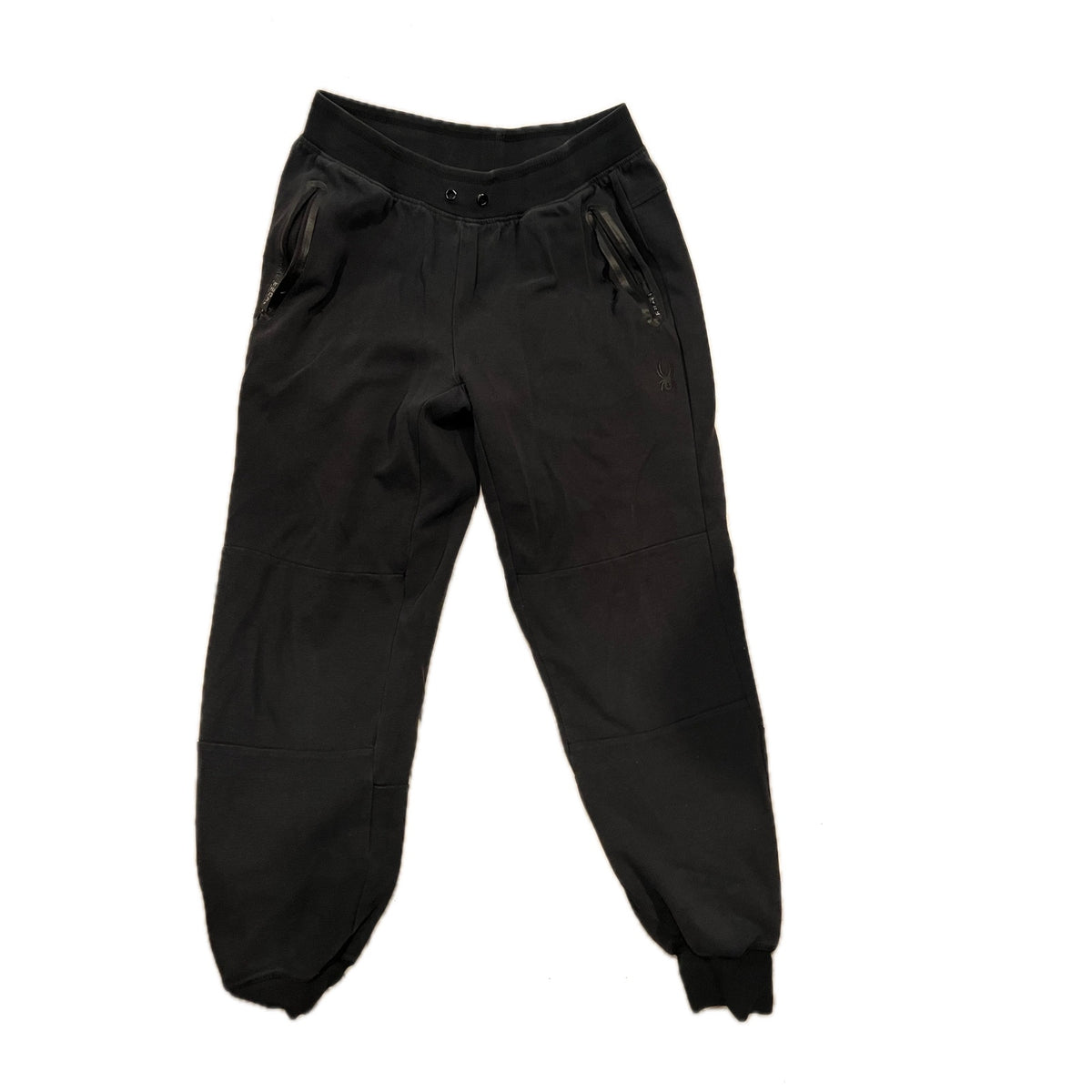 Spyder Black Cuffed Zip Pocket Sweatpants Mens Large
