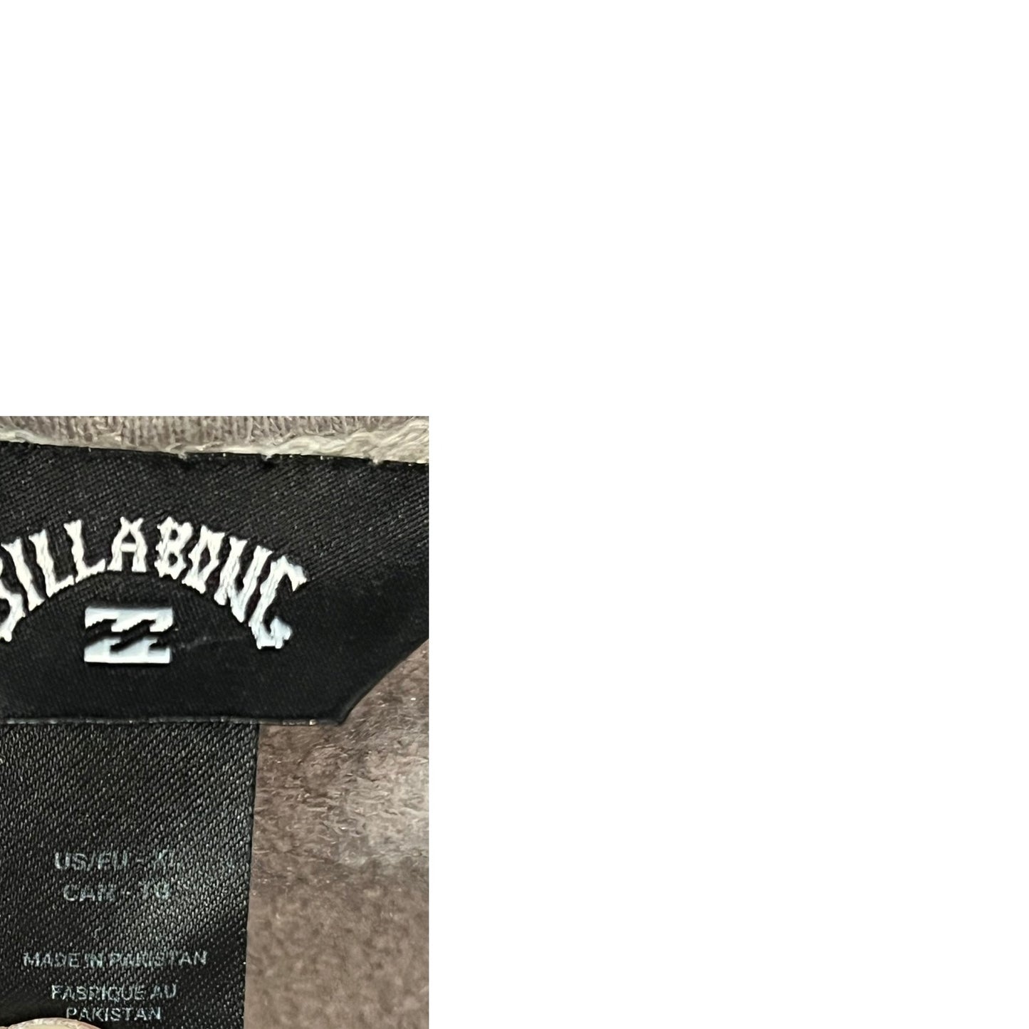 Billabong Heavy Weight Black Full Zip Hoodie - Size XL