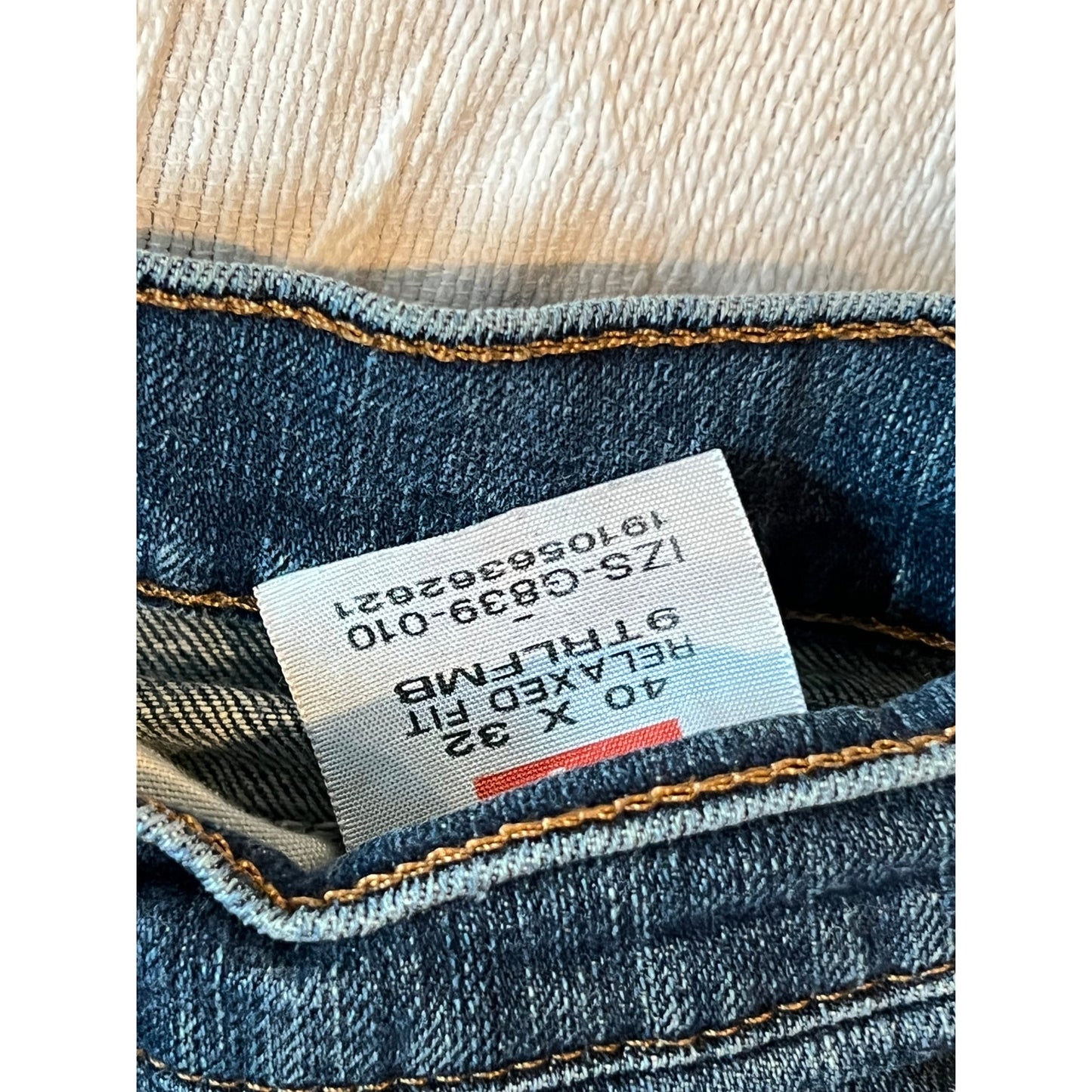 Wrangler Relaxed Fit Black Jeans Mens 40x32