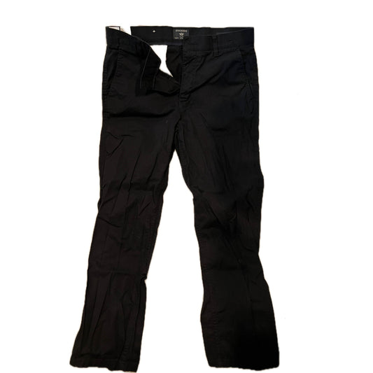 Dockers Straight Fit Black Flat Front Chinos Mens 32x30
