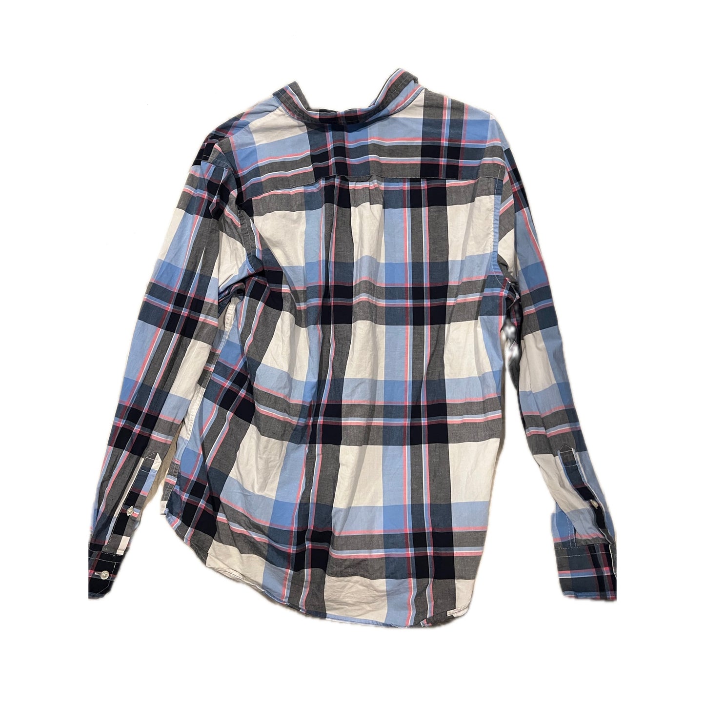 American Eagle Checked Long Sleeve T-Shirt Mens XL