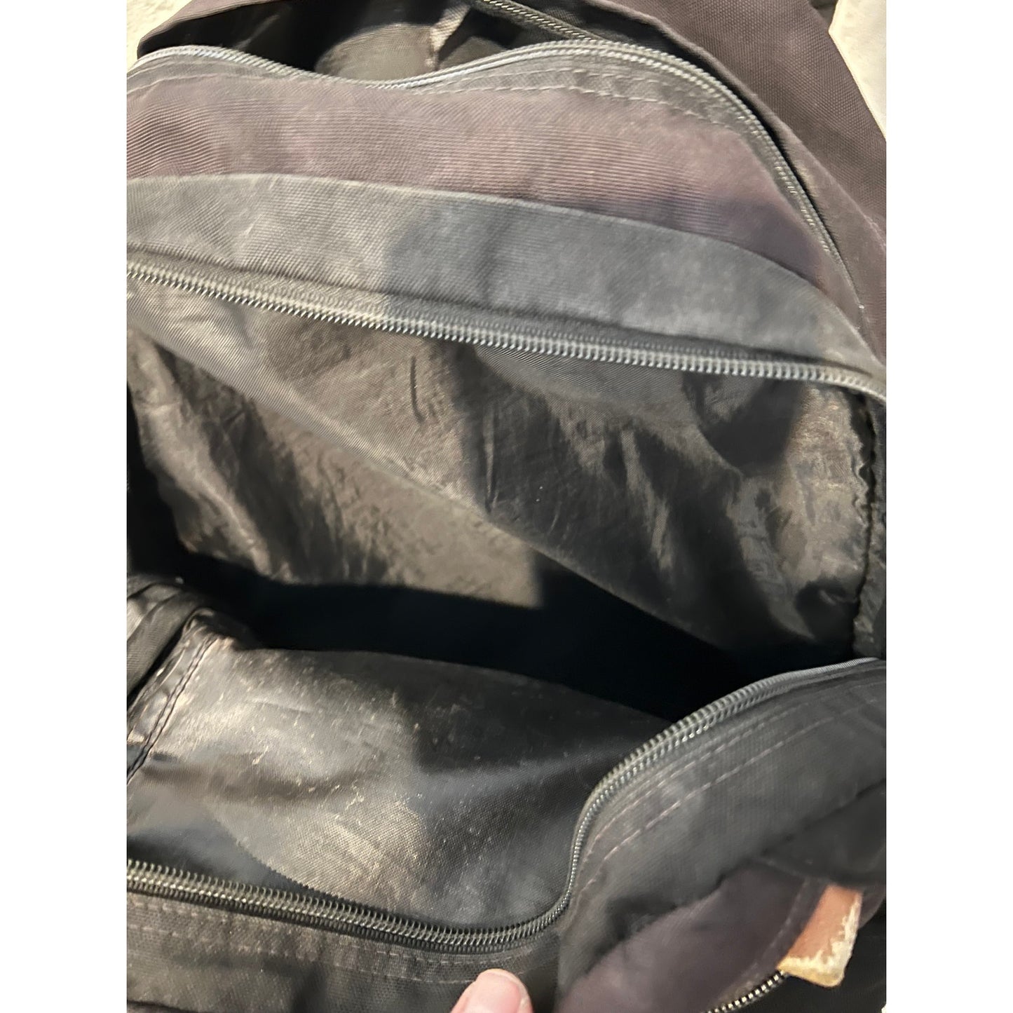 JanSport Cool Student 2 Section School Backpack Black Brown
