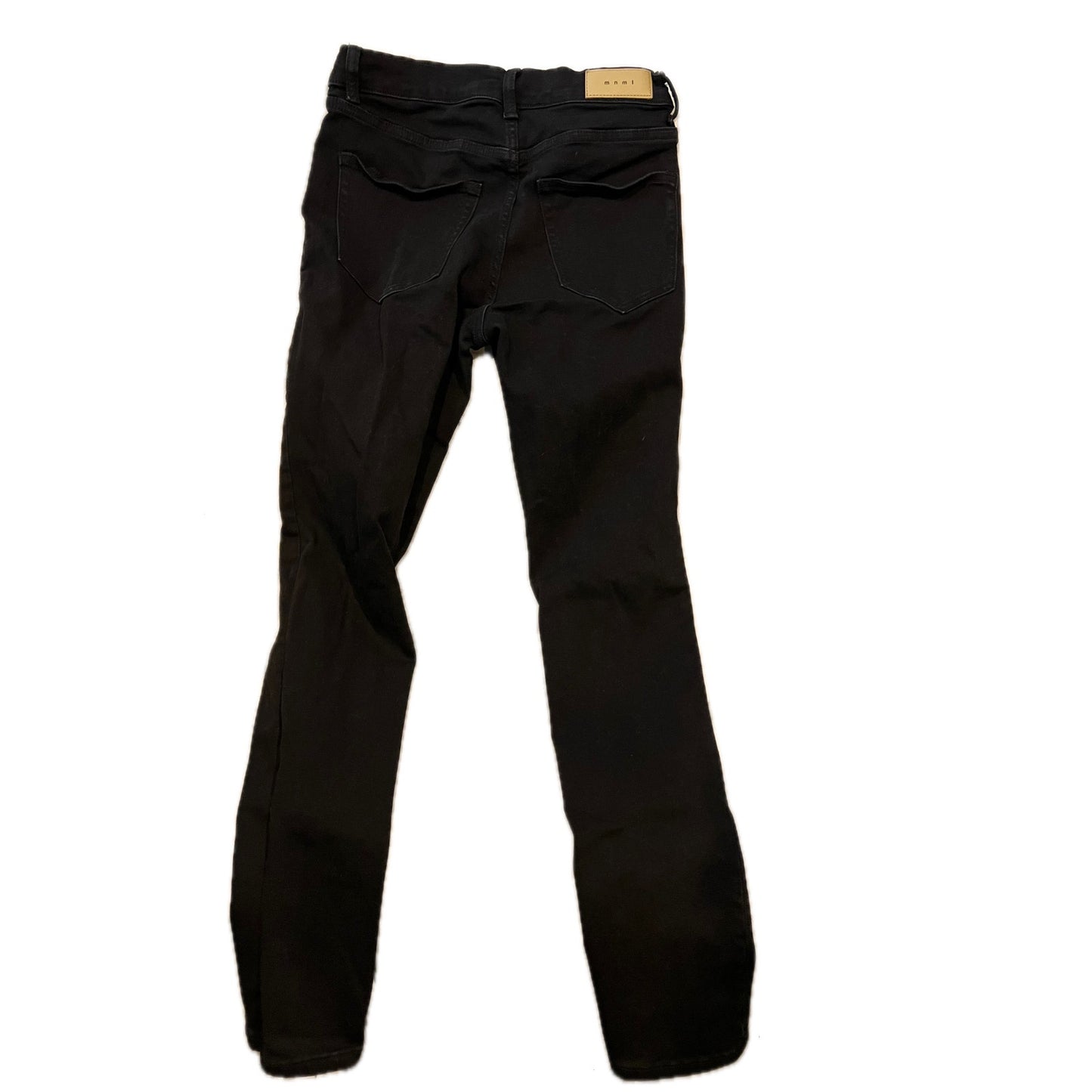 MNML Slim Fit Black Jeans Mens 31x31