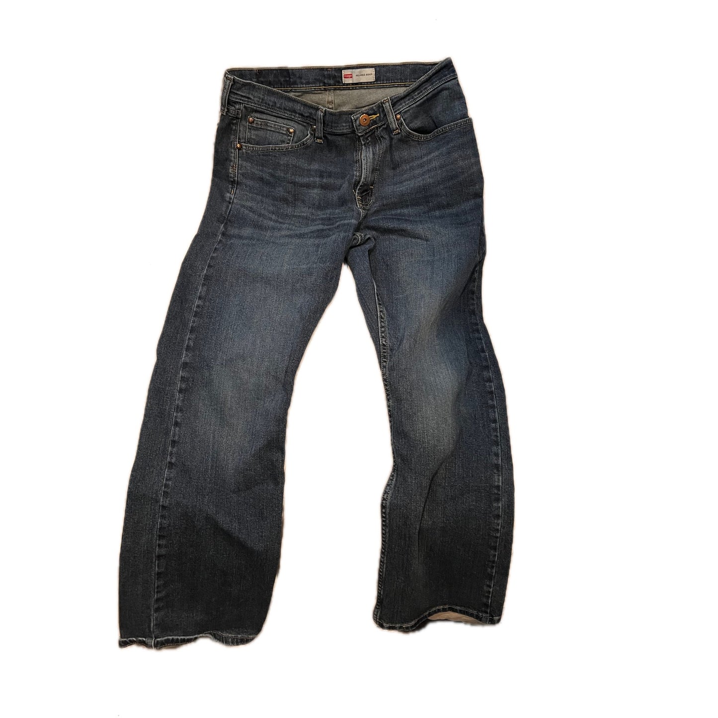 Wrangler Relaxed Boot Blue Jeans Mens 32x29