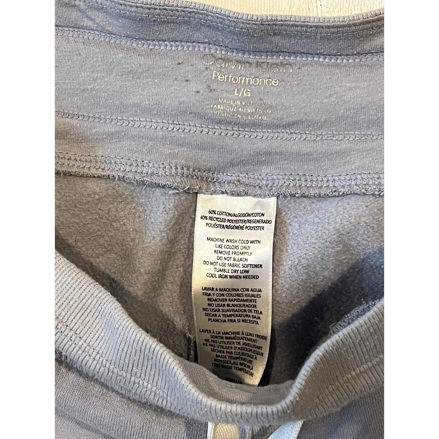 Calvin Klein Perfomance Sweat Pants Mens L