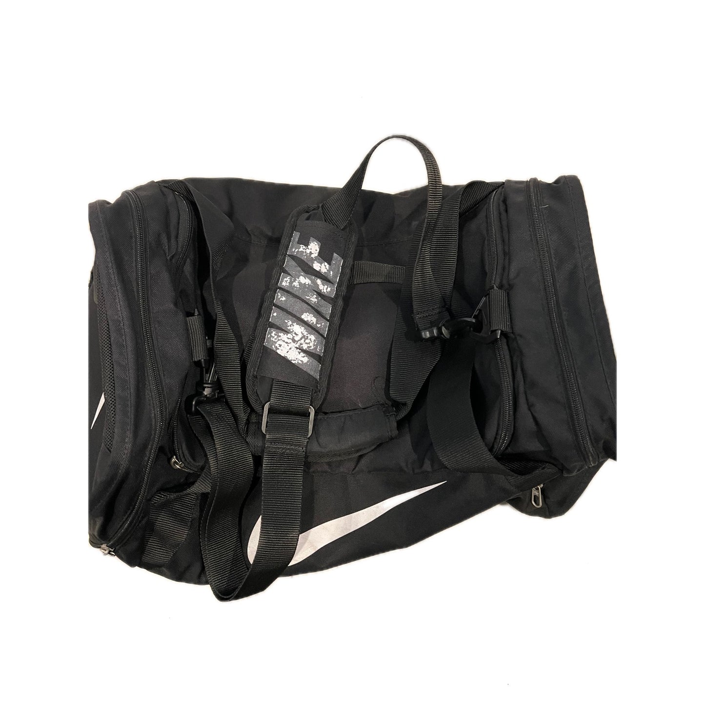 Nike Brasilia 9.5 Black Medium 60L Duffel Gym Bag