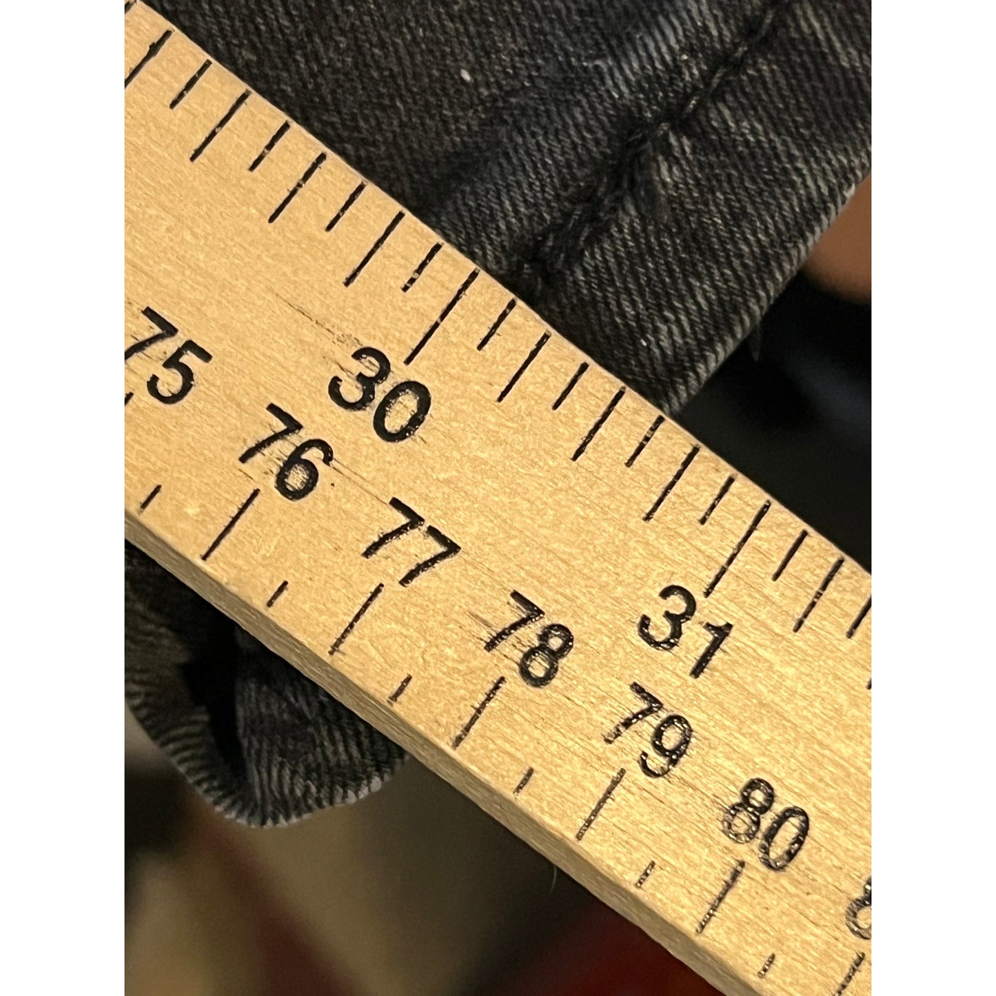 Hustle Jeans  Black Slim Skinny Super Stretch Jeans 34x32