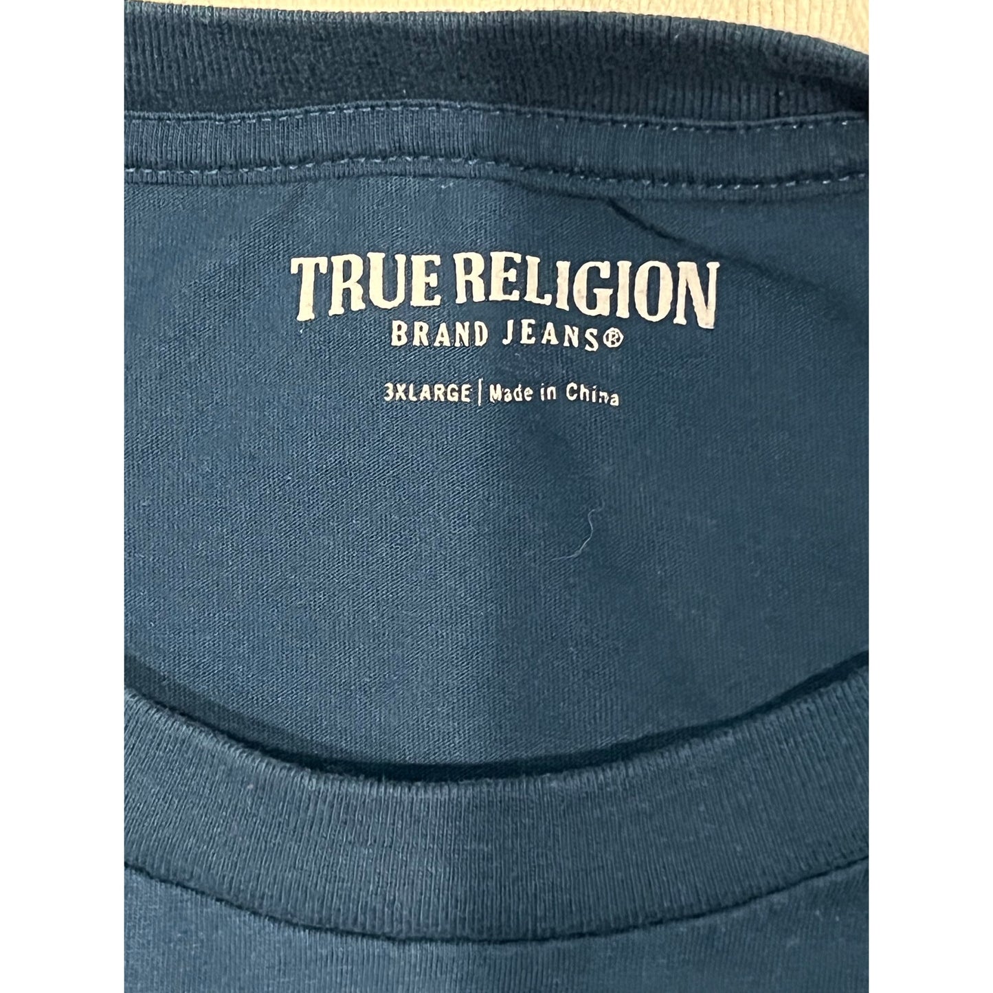 True Religion Sea Green T-Shirt Mens 3XL