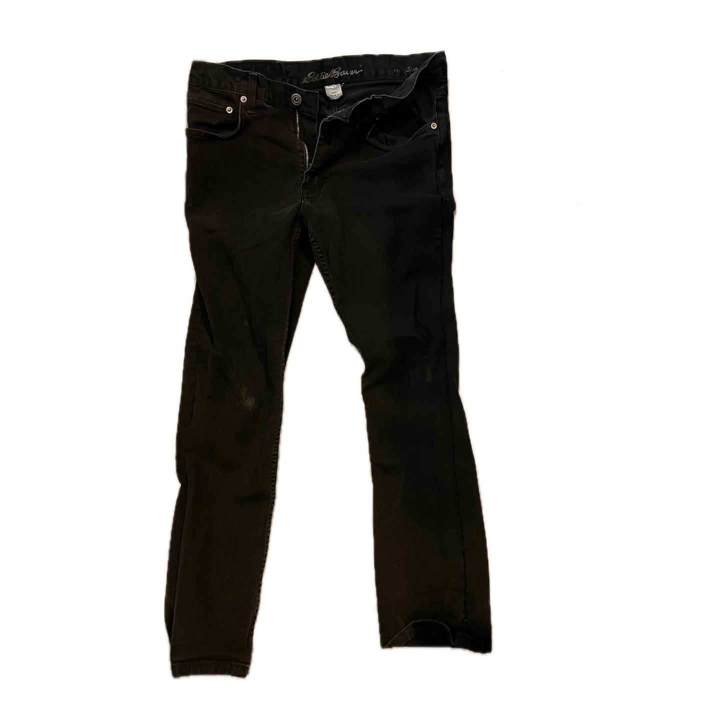 Eddie Bauer Slim Fit Black Jeans Mens 34x30