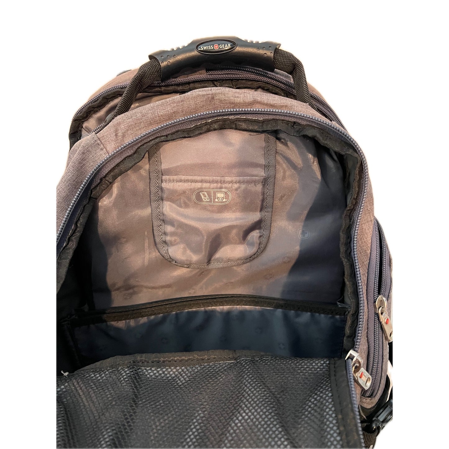 Sac à dos pour ordinateur portable Swiss Gear 5977 ScanSmart Noir Beige
