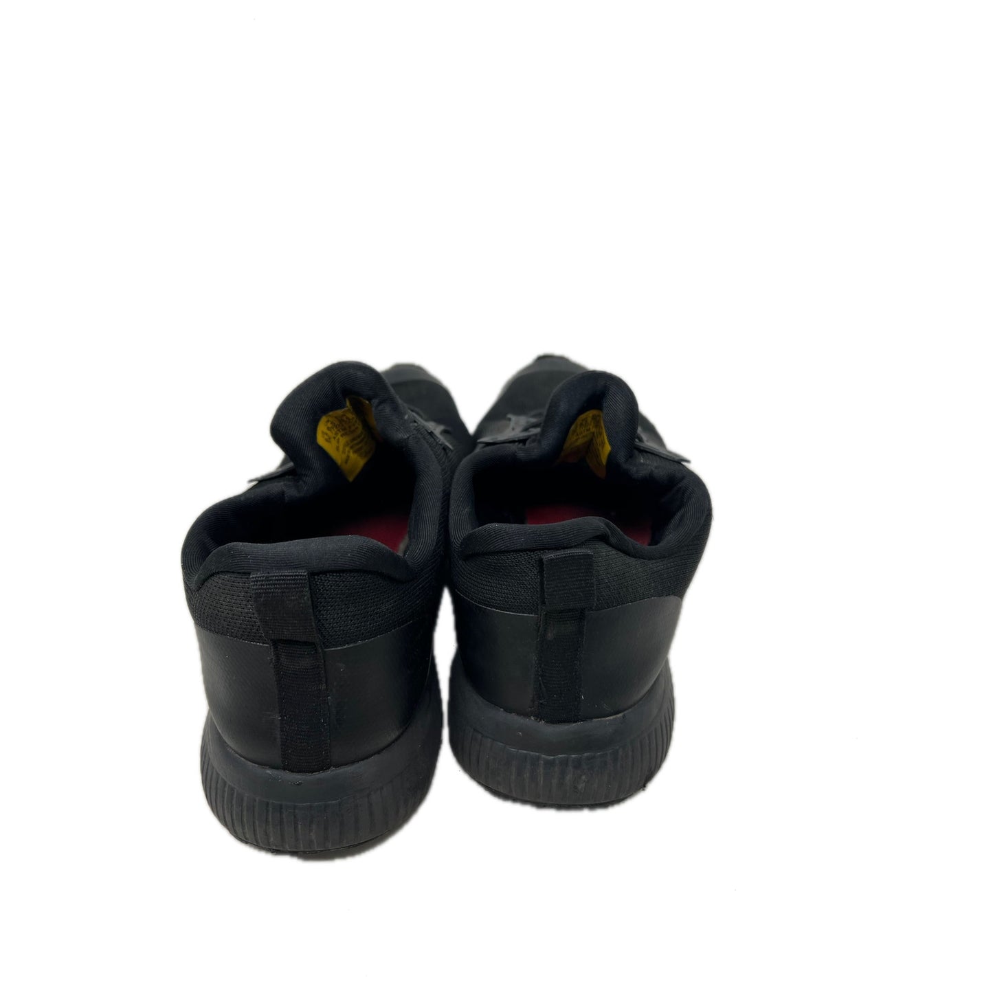 Baskets de travail noires antidérapantes Skechers homme, taille 9,5