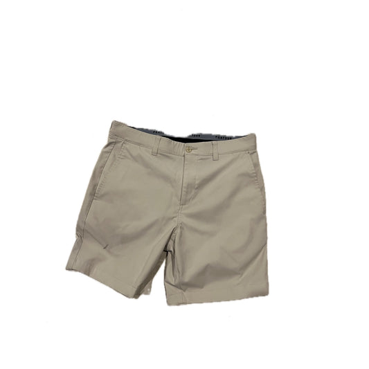 PGA Tour Tan Flat Front Golf Shorts Mens W 30