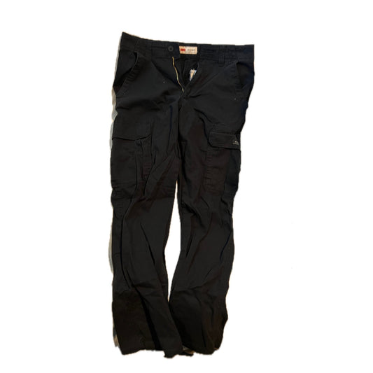 Pantalon cargo Wrangler noir coupe décontractée homme 30x32