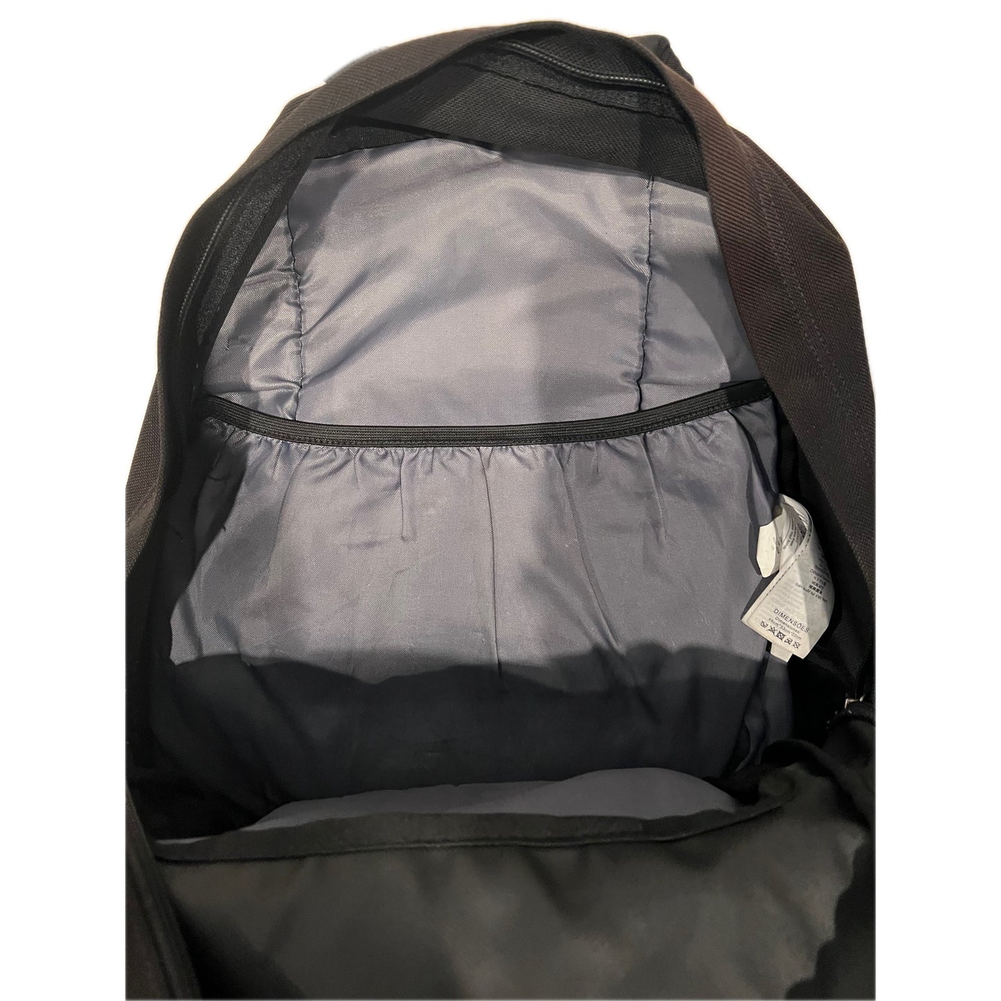 JanSport Right Pack Black 2 Section Backpack W Leather