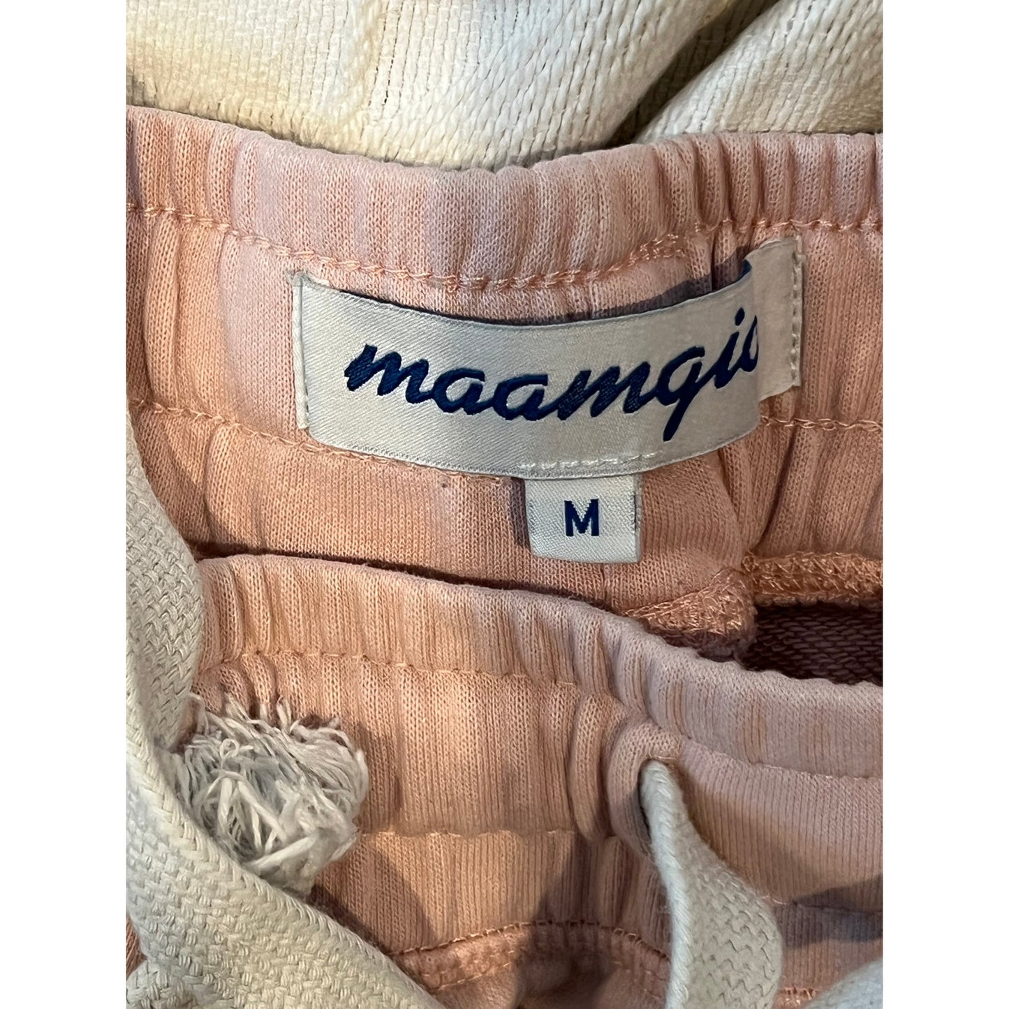 Maamgic Pink Salmon Sweat Shorts Mens M