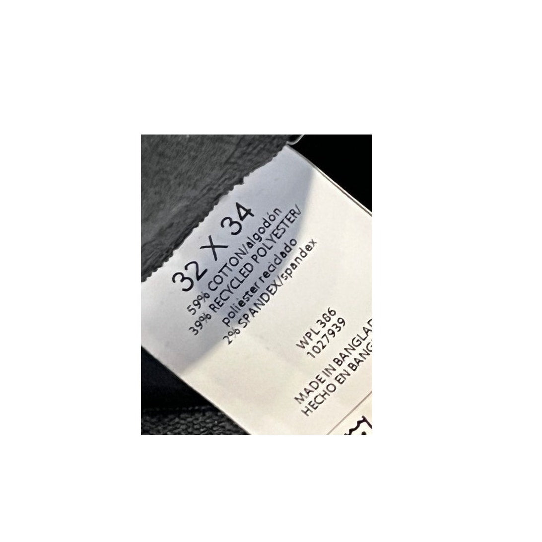 Haggar Sustainable Slim Fit Gray Poly Dress Pants Mens 32x34