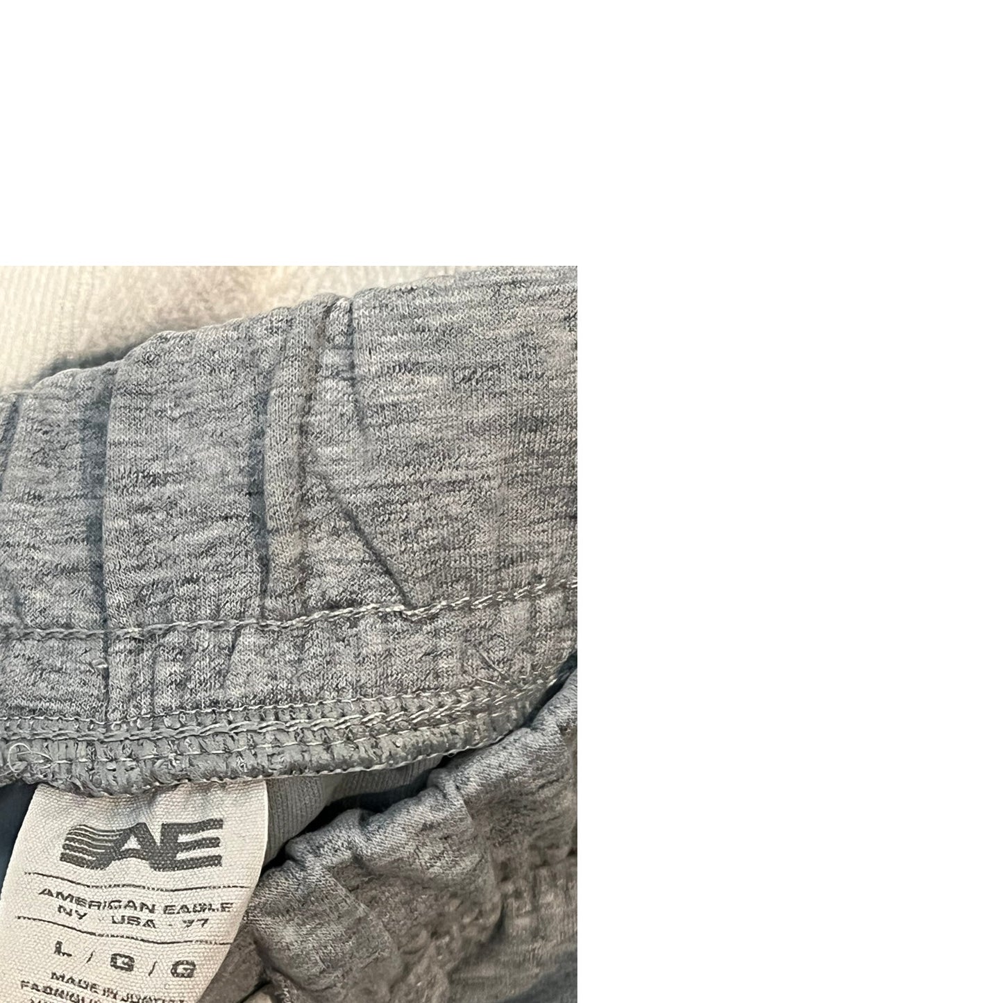 American Eagle Gray Cuffed Sweatpants Mens Large