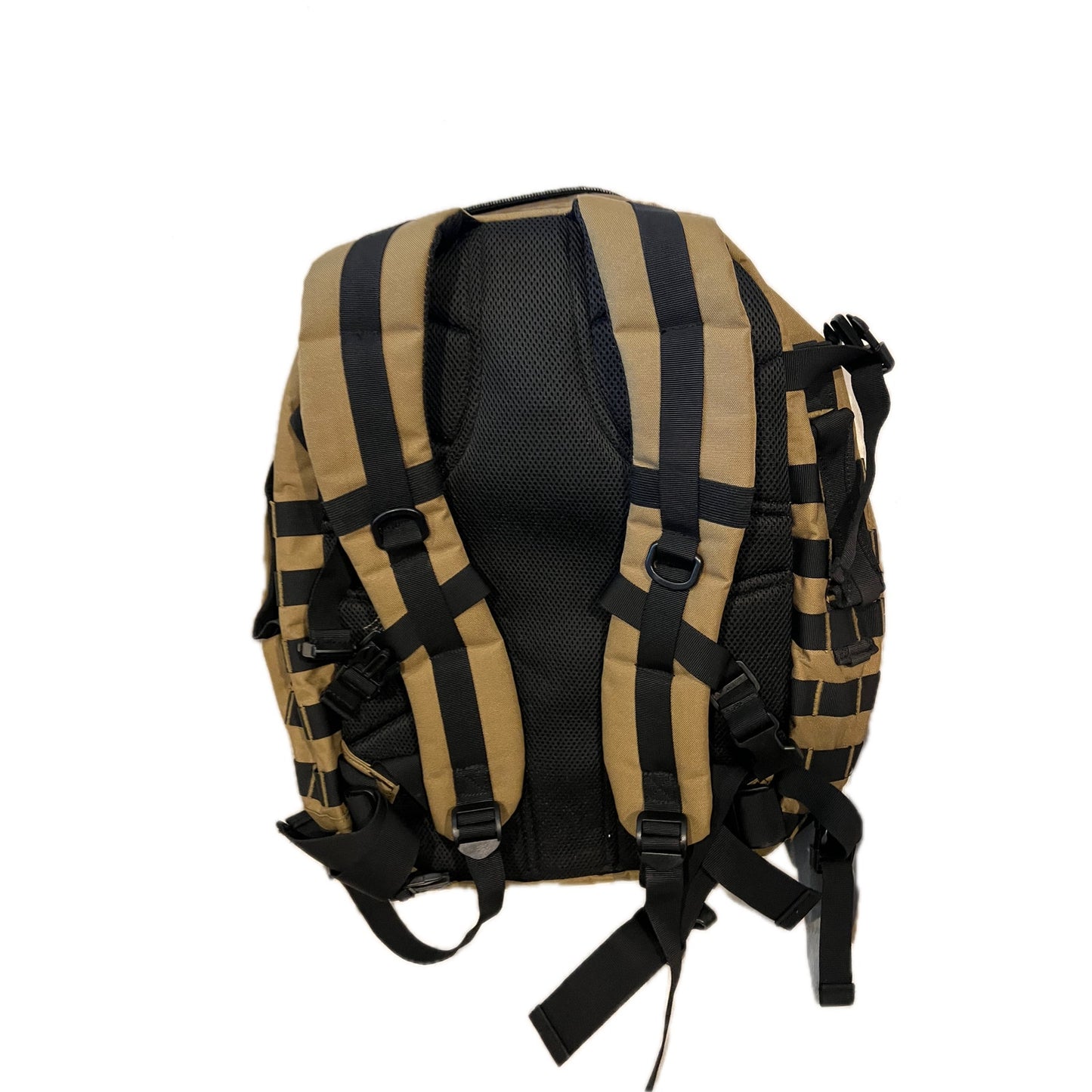 Highland Outdoor Tactical Tan Black Canvas Backpack XL