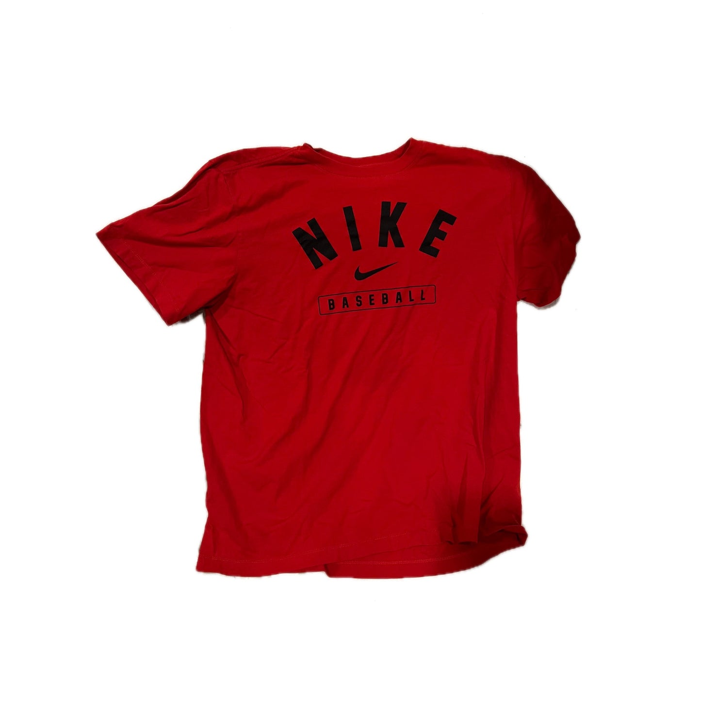 The Nike Tee Red Base ball Mens L