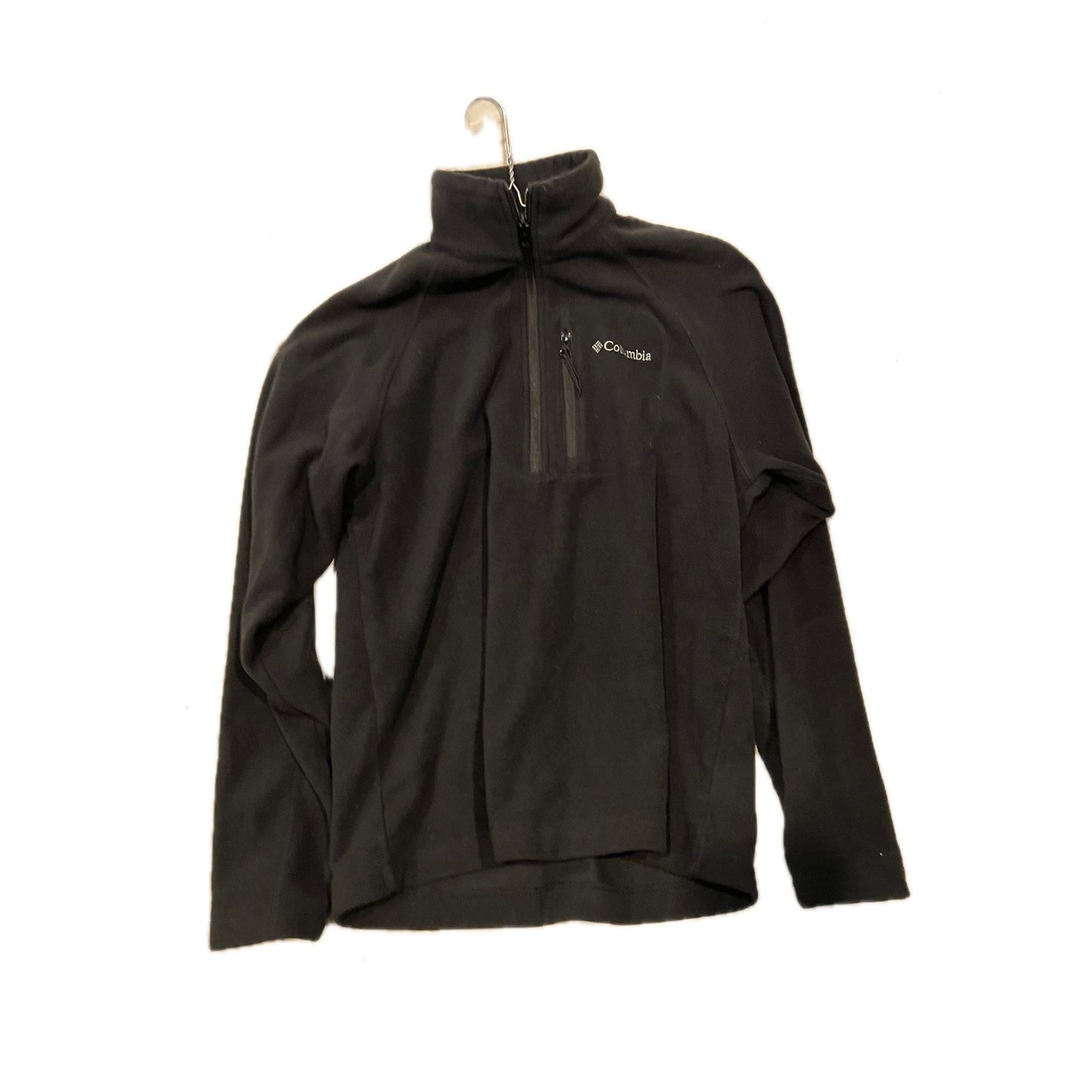 Columbia Black 1/4 Zip Fleece Mens Size S