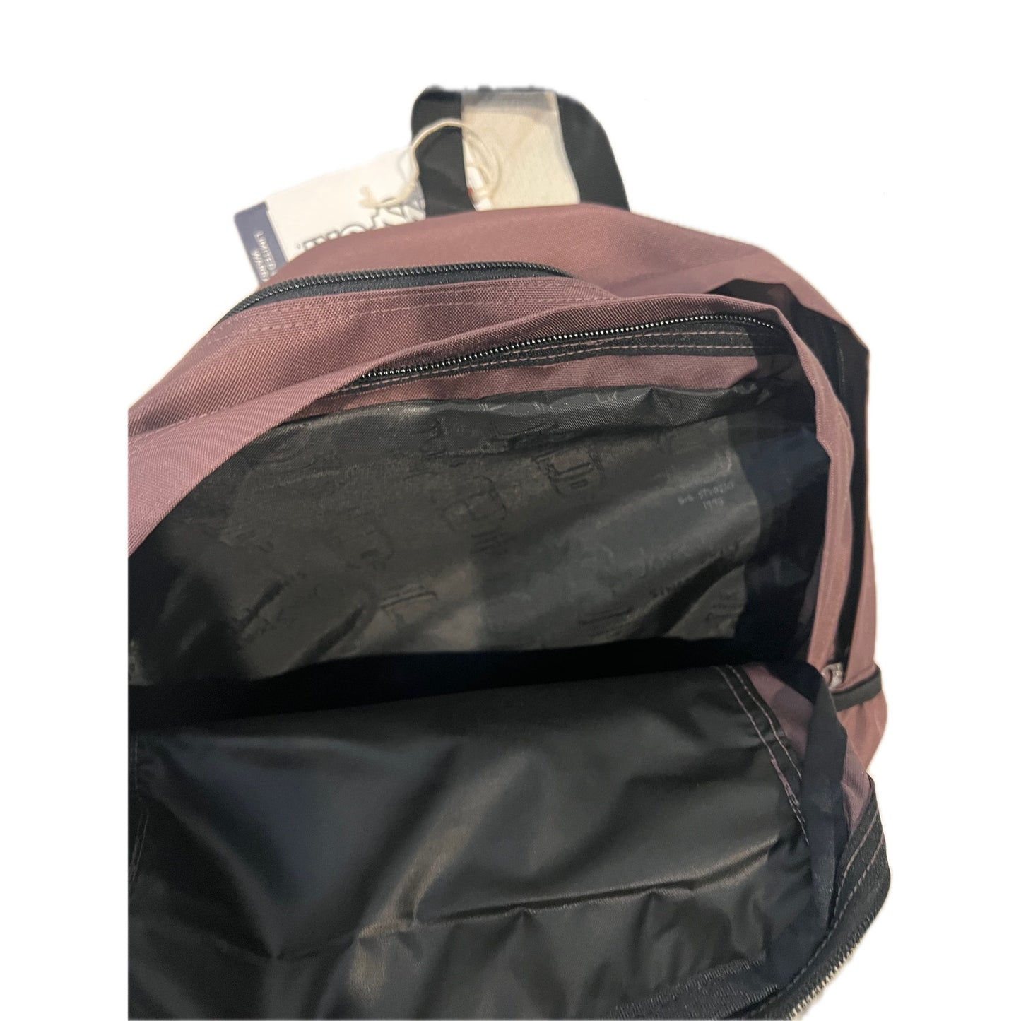 JanSport Cool Student School Backpack Black Brown Wine