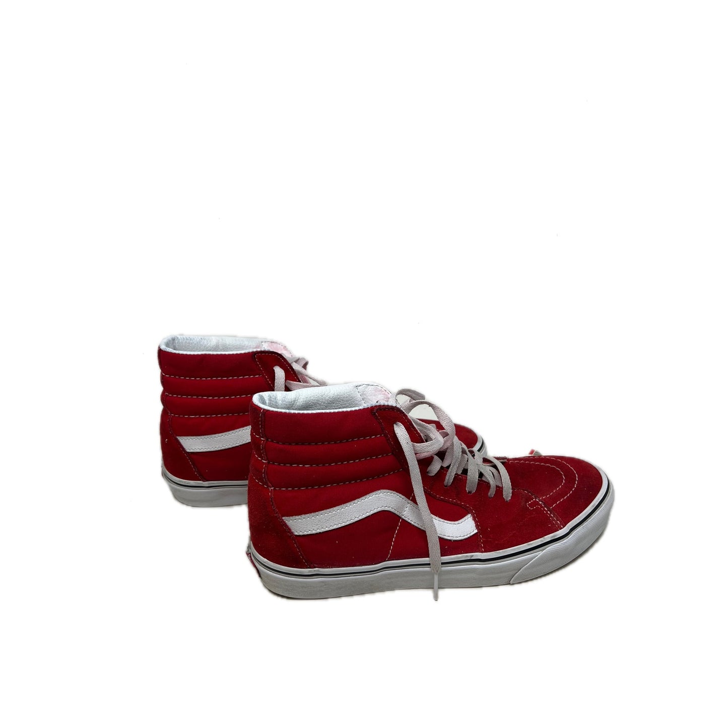 VANS High Tops Red Suede Sneakers Mens 10.5