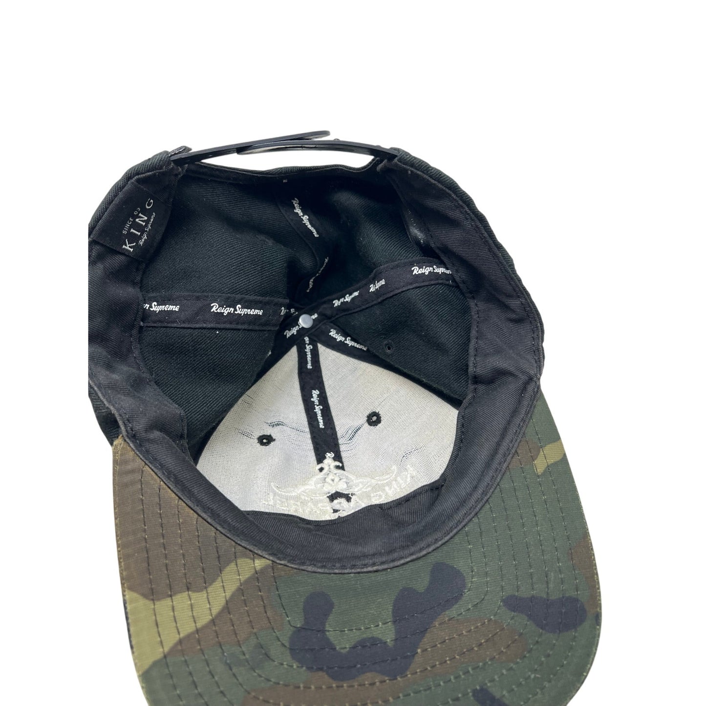 King Apparel Reign Supreme Camo Snapback Baseball Cap