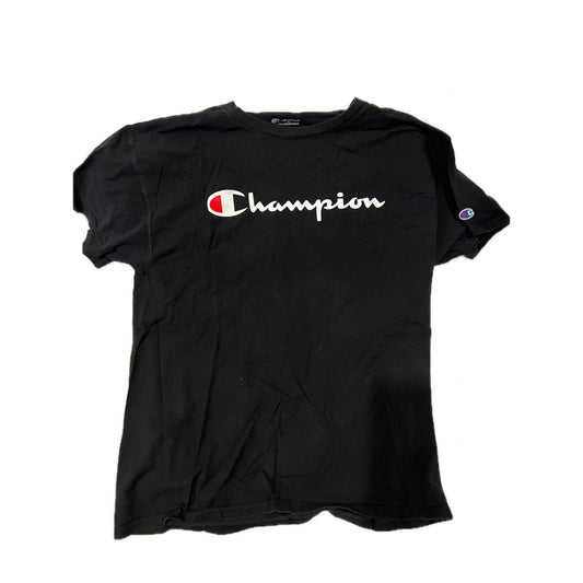 Champion Black T-Shirt Mens L