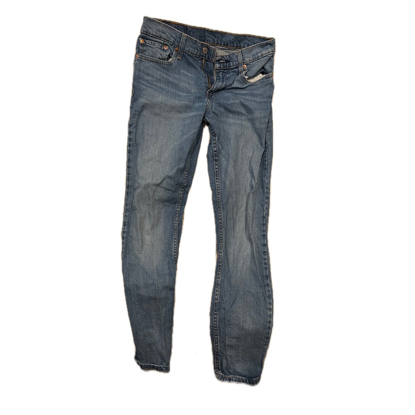 Levi's 512 Blue Jeans Curvy Fit Classic Rise Womans 30x32