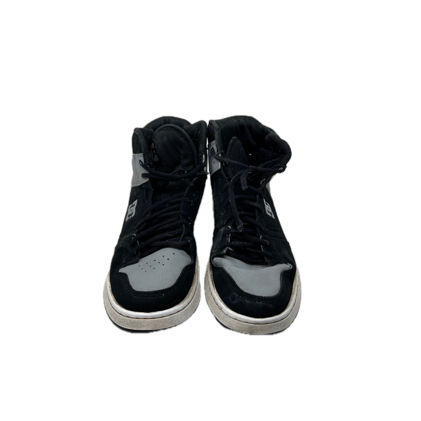 Zapatillas deportivas altas DC Shoes negras grises para hombre, talla 10.5