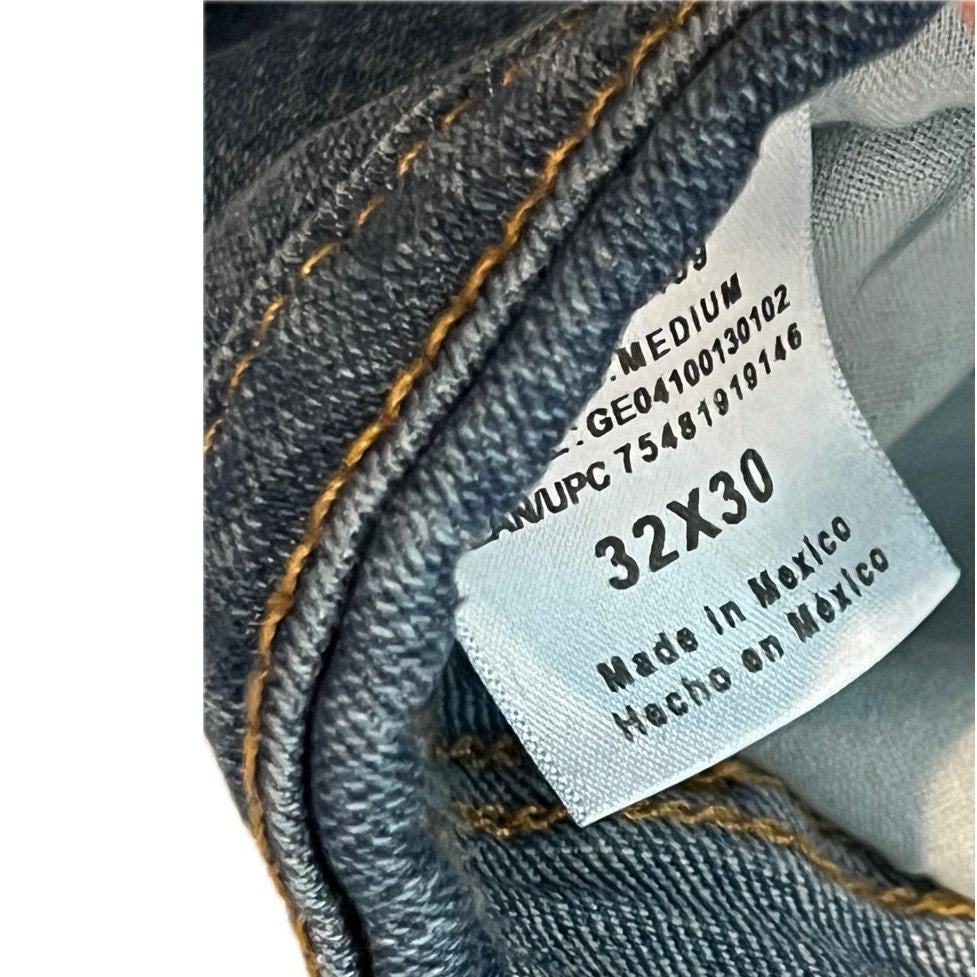 George Relaxed Blue Jeans Mens 32x30